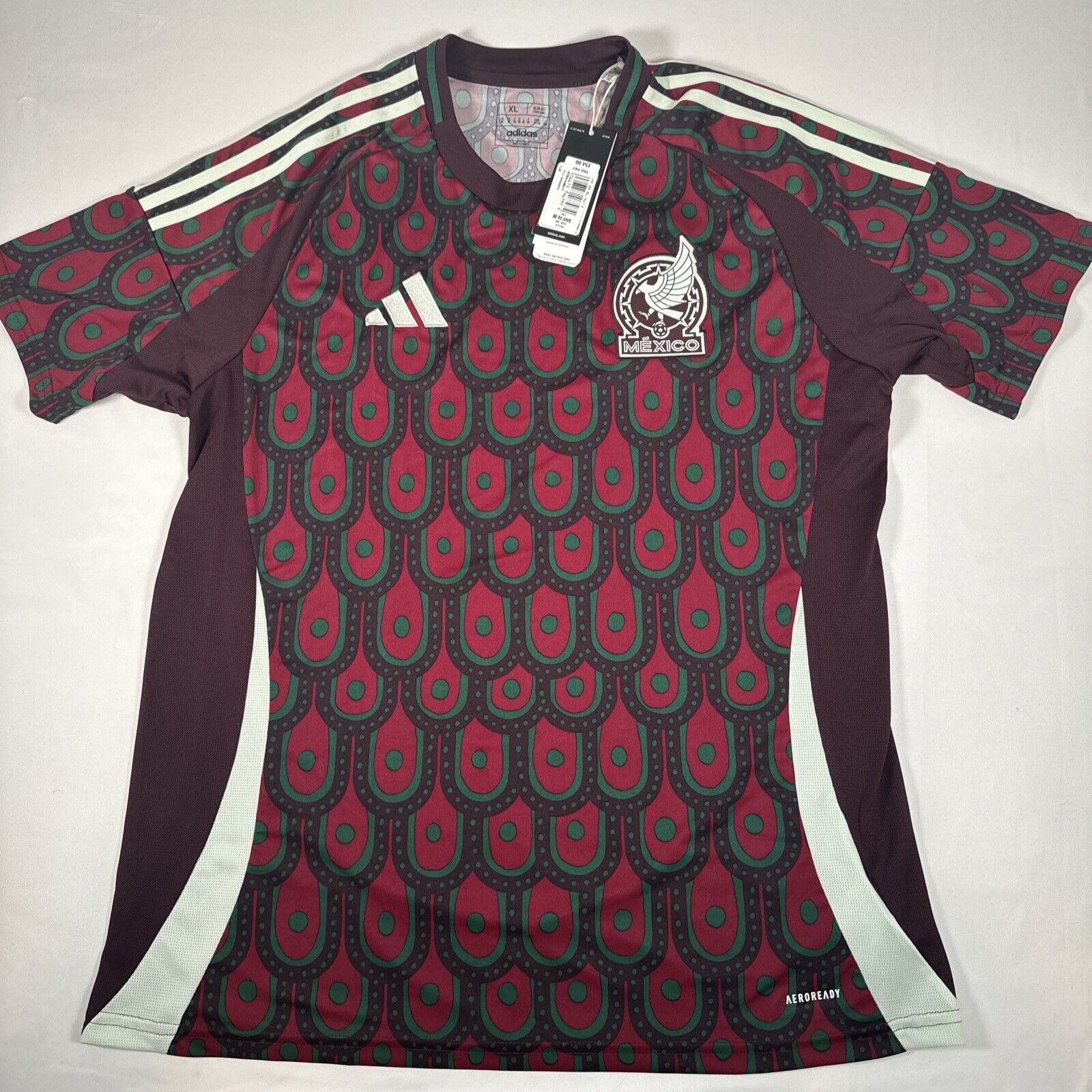 mexico 2024 2025 home football shirt bnwt men s xl2