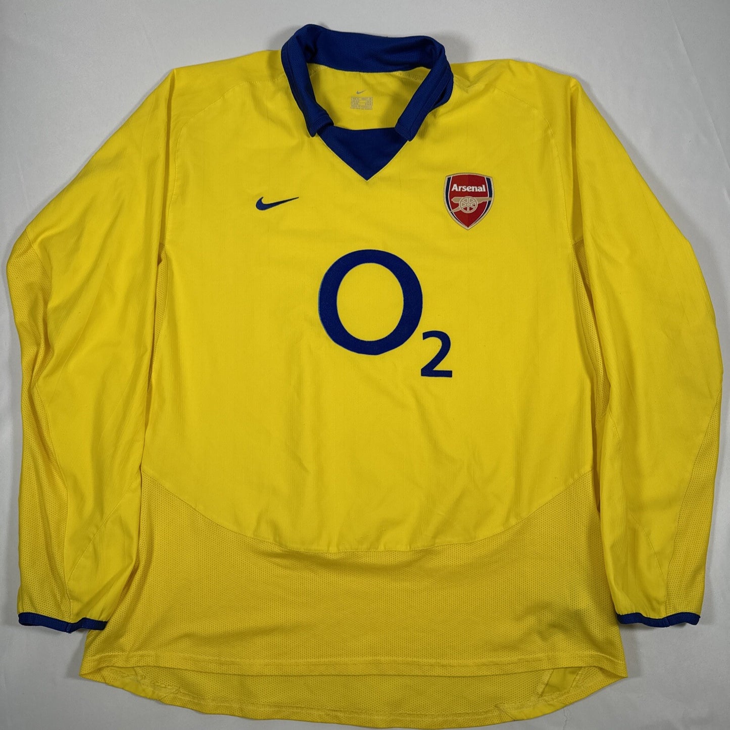 arsenal 2003 2004 2005 away third football shirt long sleeve xl2