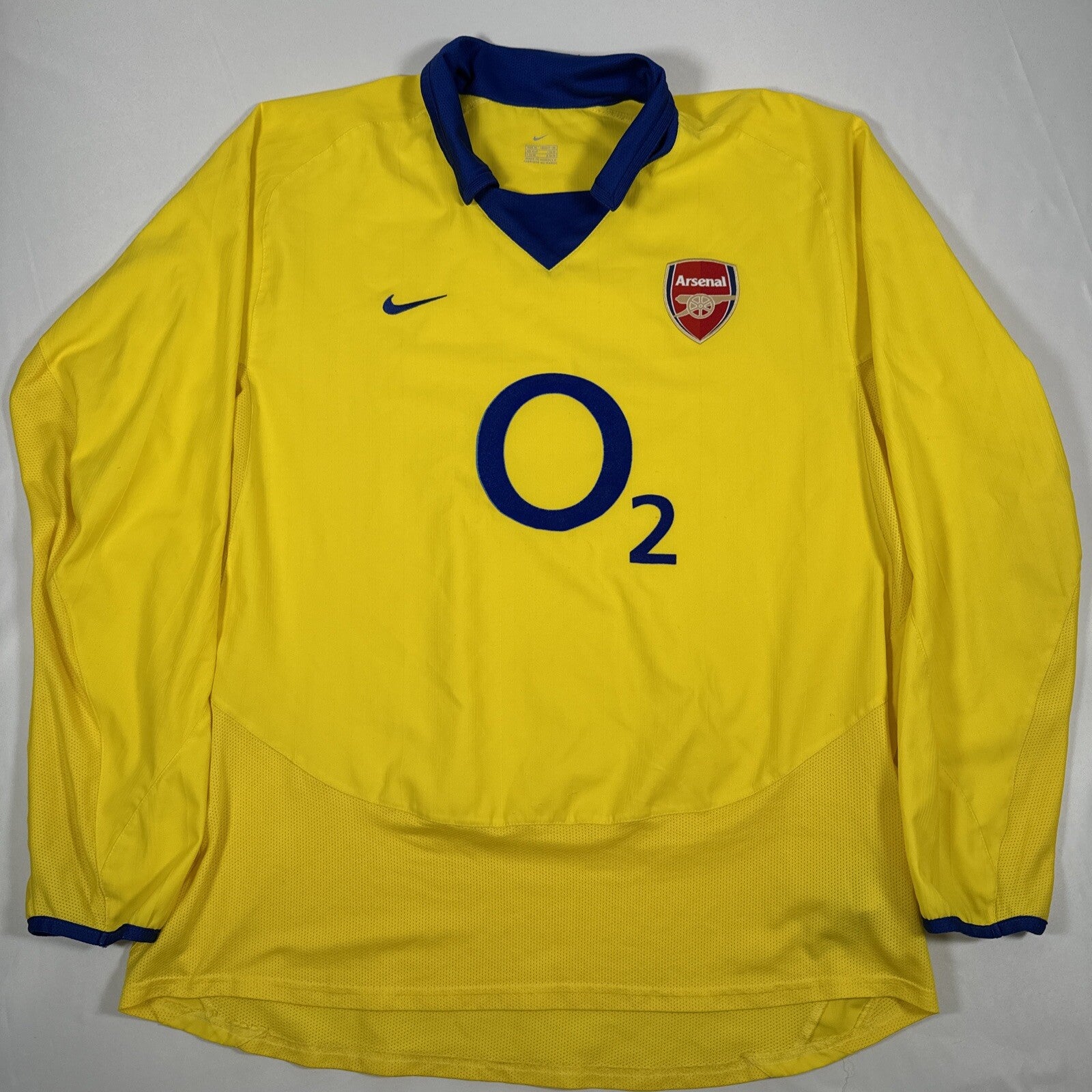 arsenal 2003 2004 2005 away third football shirt long sleeve xl2