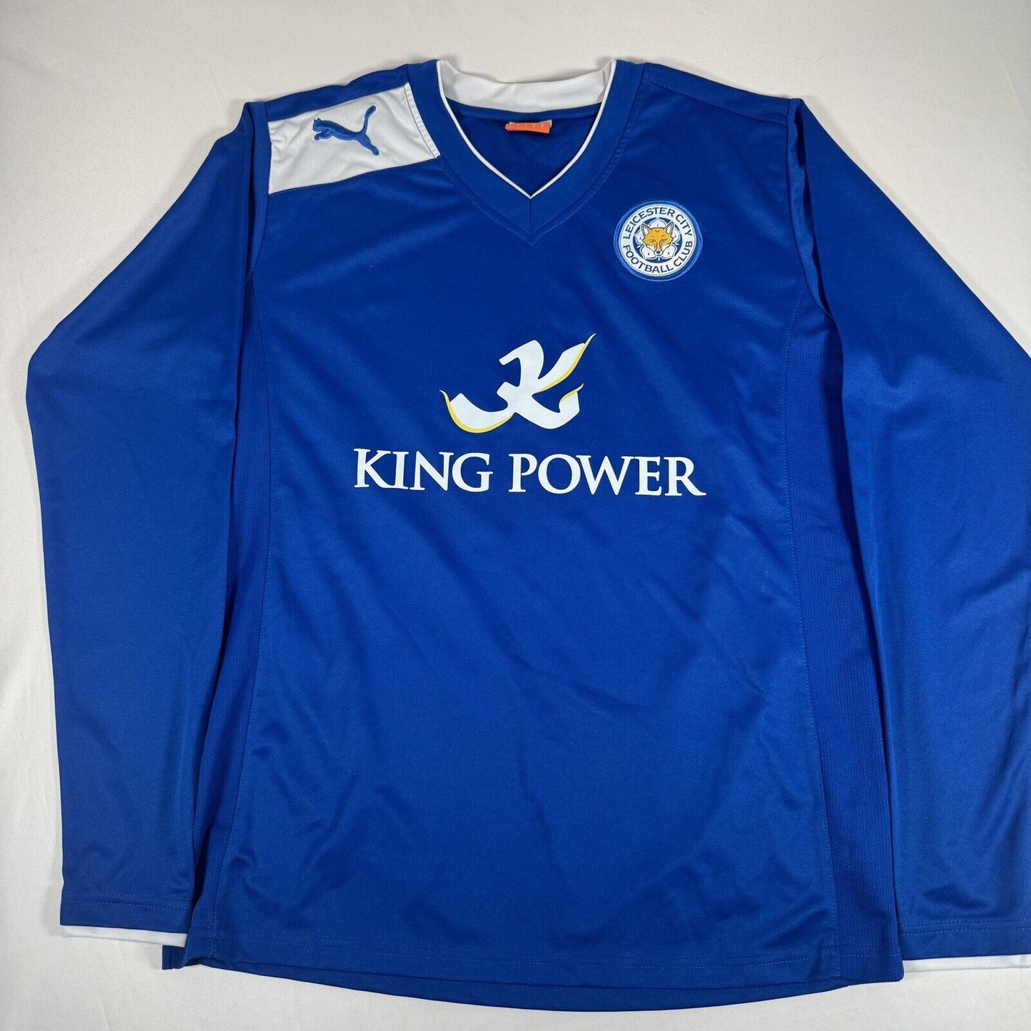 leicester city 2012 2013 home football shirt long sleeve large2
