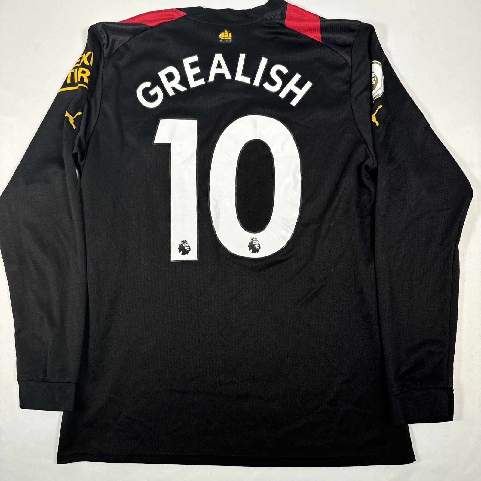 grealish 10 manchester city 2022 2023 away football shirt long sleeve medium 12