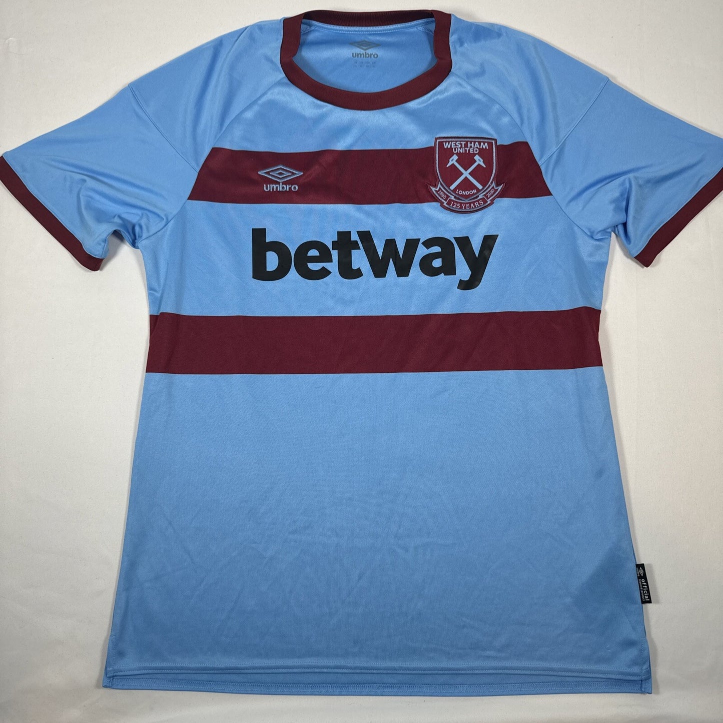 west ham united 2020 2021 away football shirt xl2