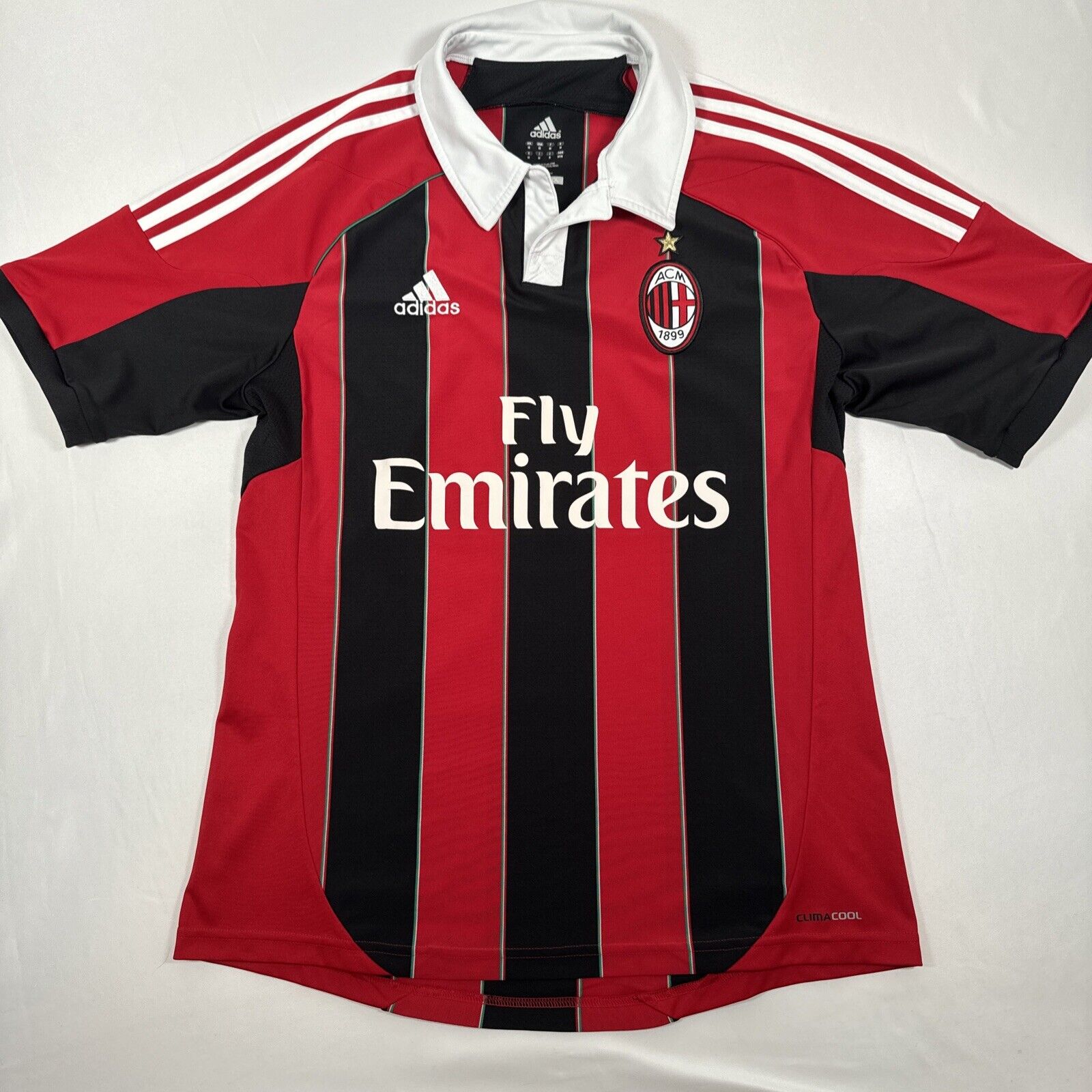 ac milan 2012 2013 home football shirt men s medium2