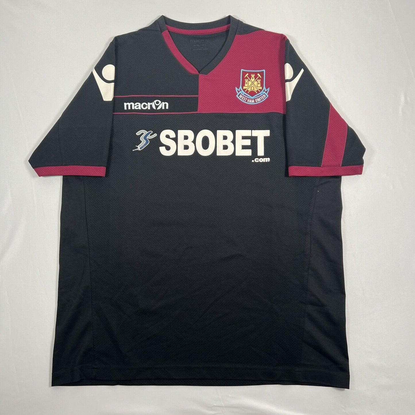 west ham united 2010 2011 macron training football shirt large 12