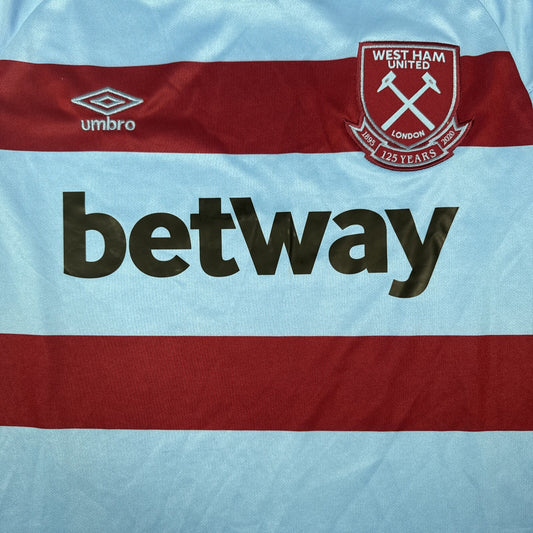 west ham united 2020 2021 away football shirt xl1