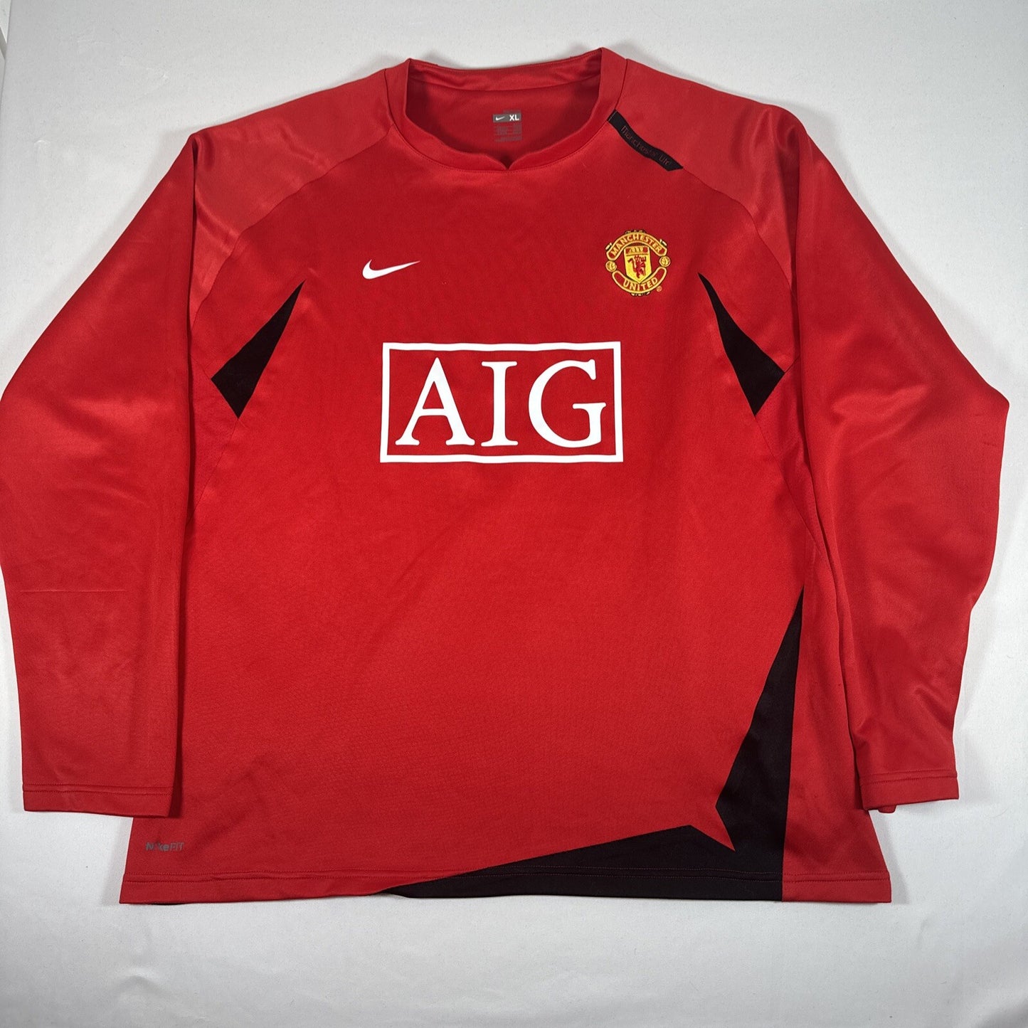 manchester united 2007 2008 training football shirt men s xl2