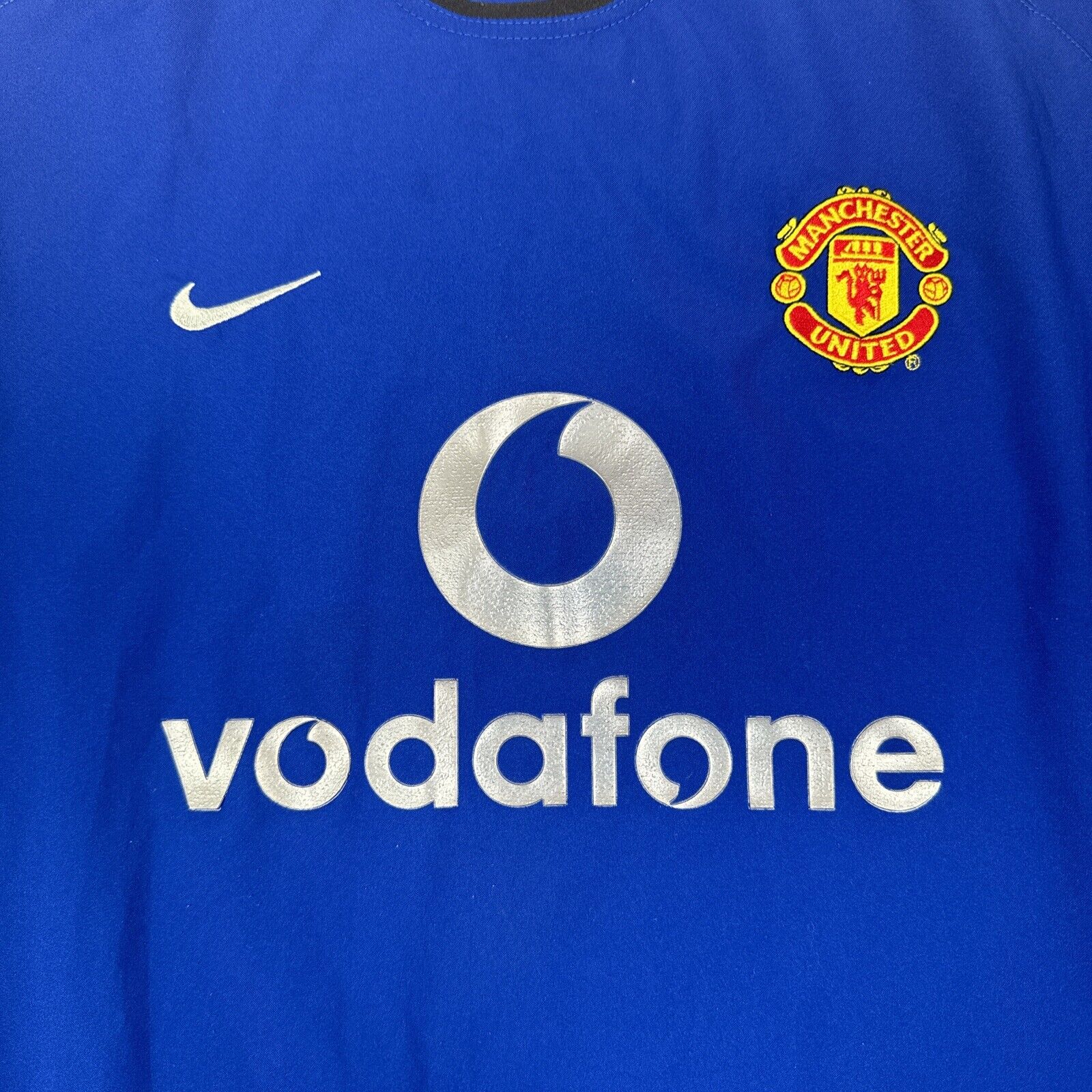 Manchester United 2002/2003 Third Football Shirt LongSleeve Medium - Football Shirt Kingdom