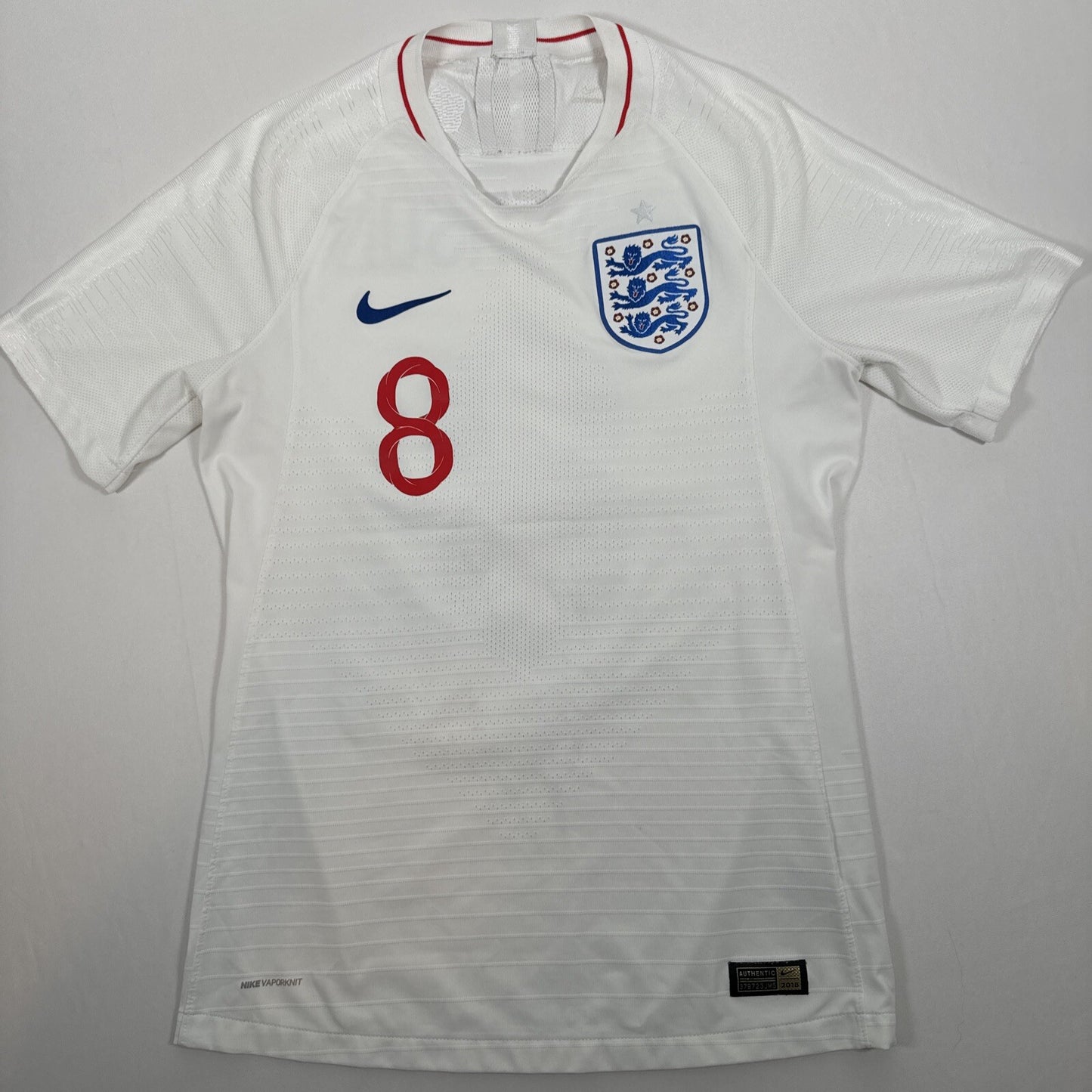 HENDERSON 8 England 2018/2019/2020 Home Football Shirt Vaporknit Small - Football Shirt Kingdom