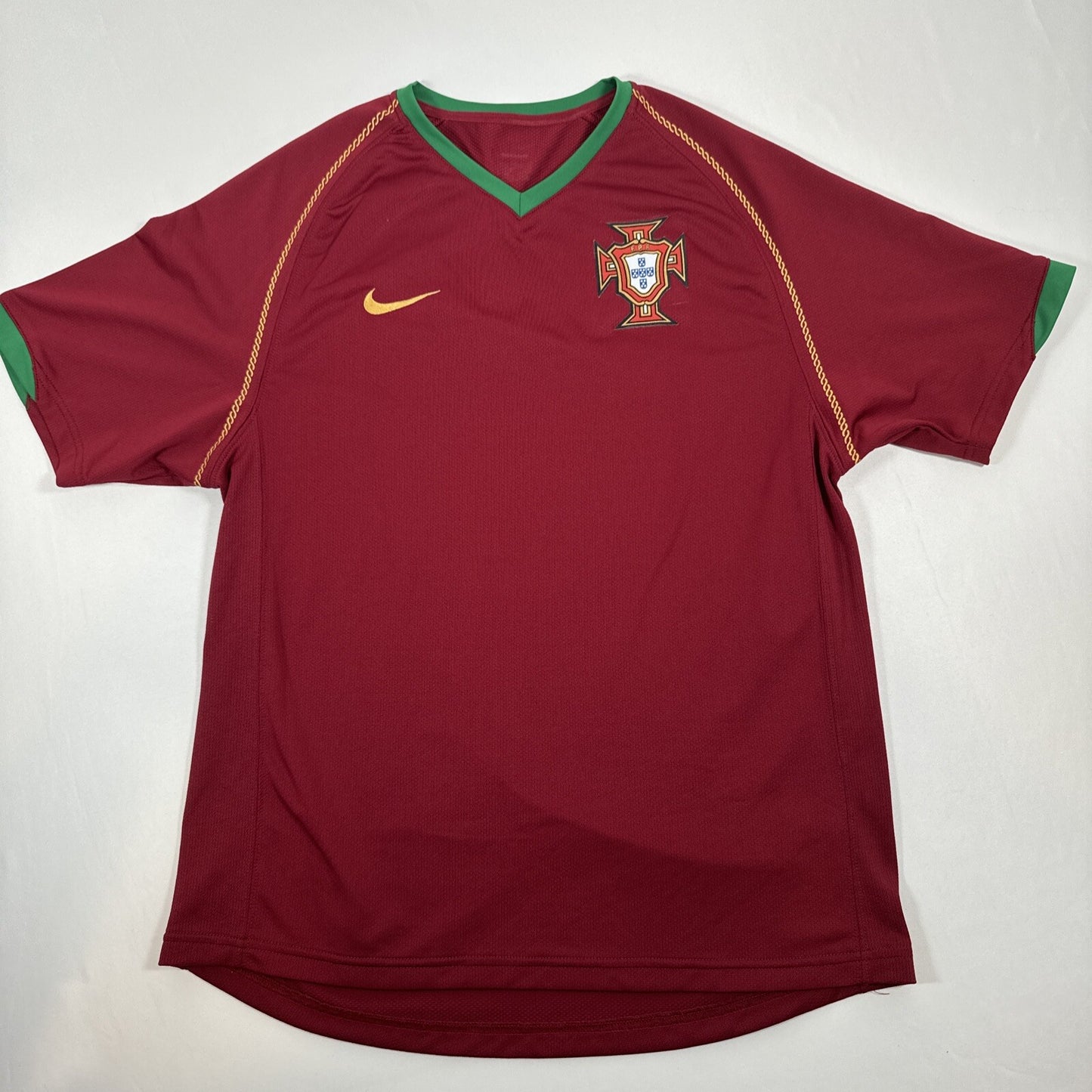portugal 2006 2007 2008 home football shirt men s small2