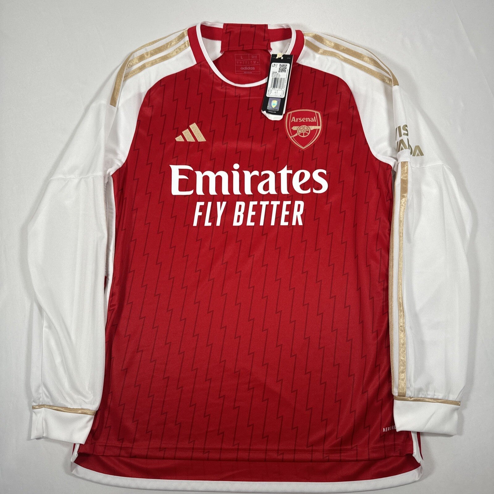 arsenal 2023 2024 home football shirt long sleeve bnwt large2