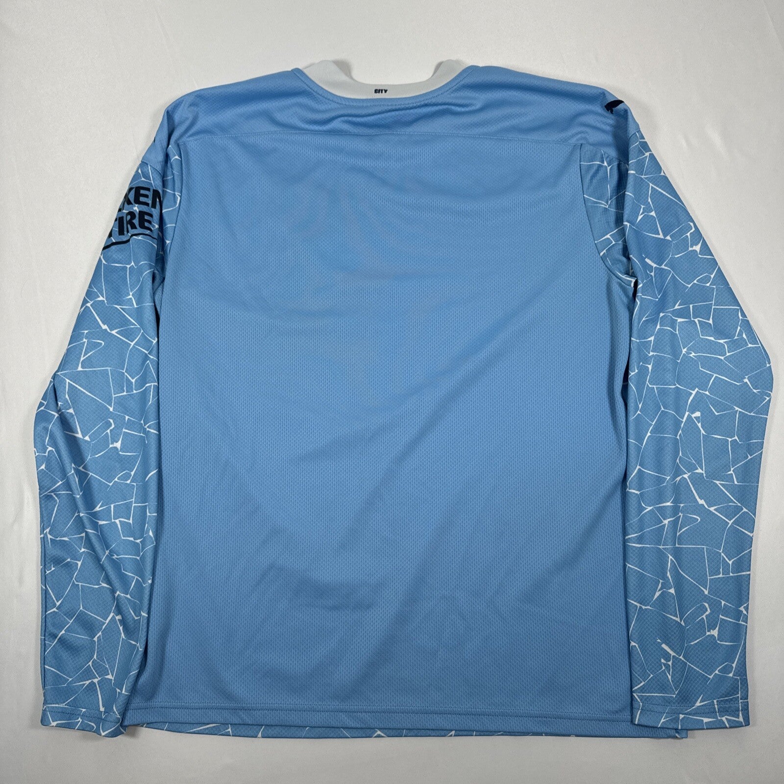 manchester city 2020 2021 home football shirt long sleeve large3