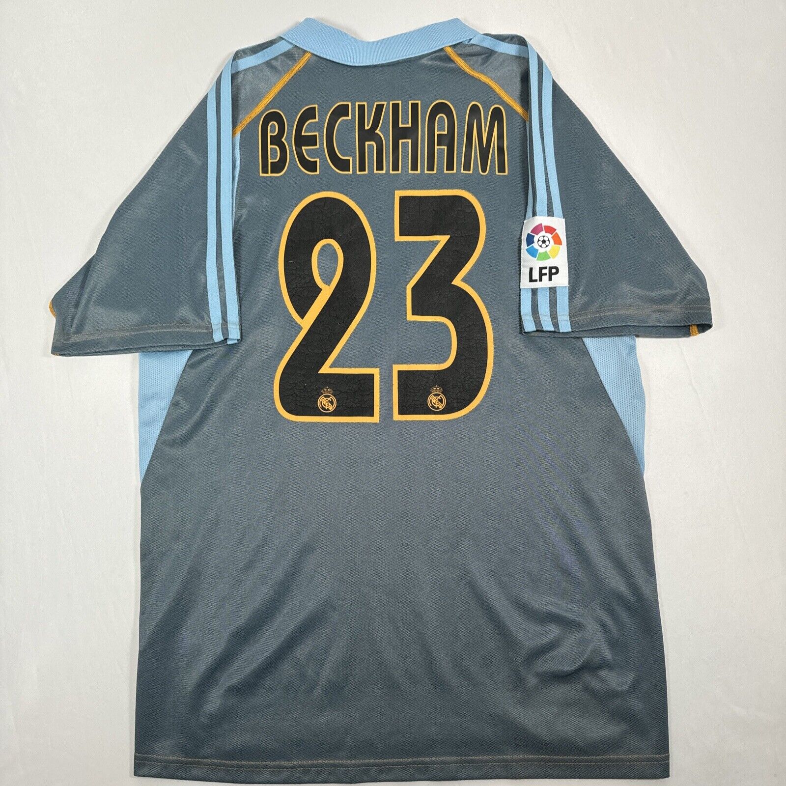 beckham 23 real madrid 2003 2004 third football shirt men s small4