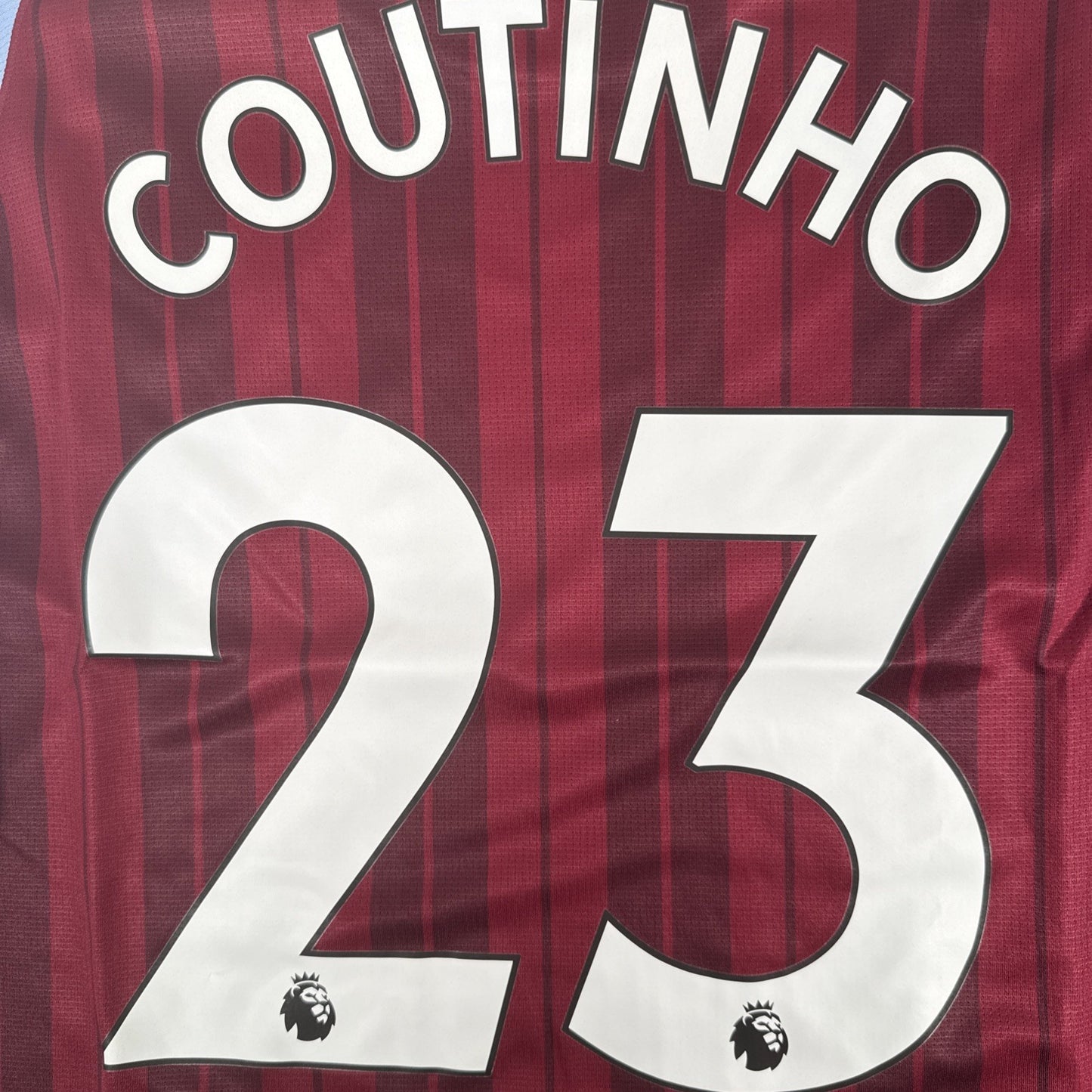 COUTINHO 23 Aston Villa 2021/2022 Home Football Shirt XXL 2XL BNWT - Football Shirt Kingdom