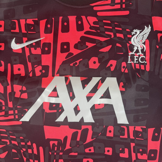 Liverpool 2020/2021 Pre-Match Training Football Shirt  XL