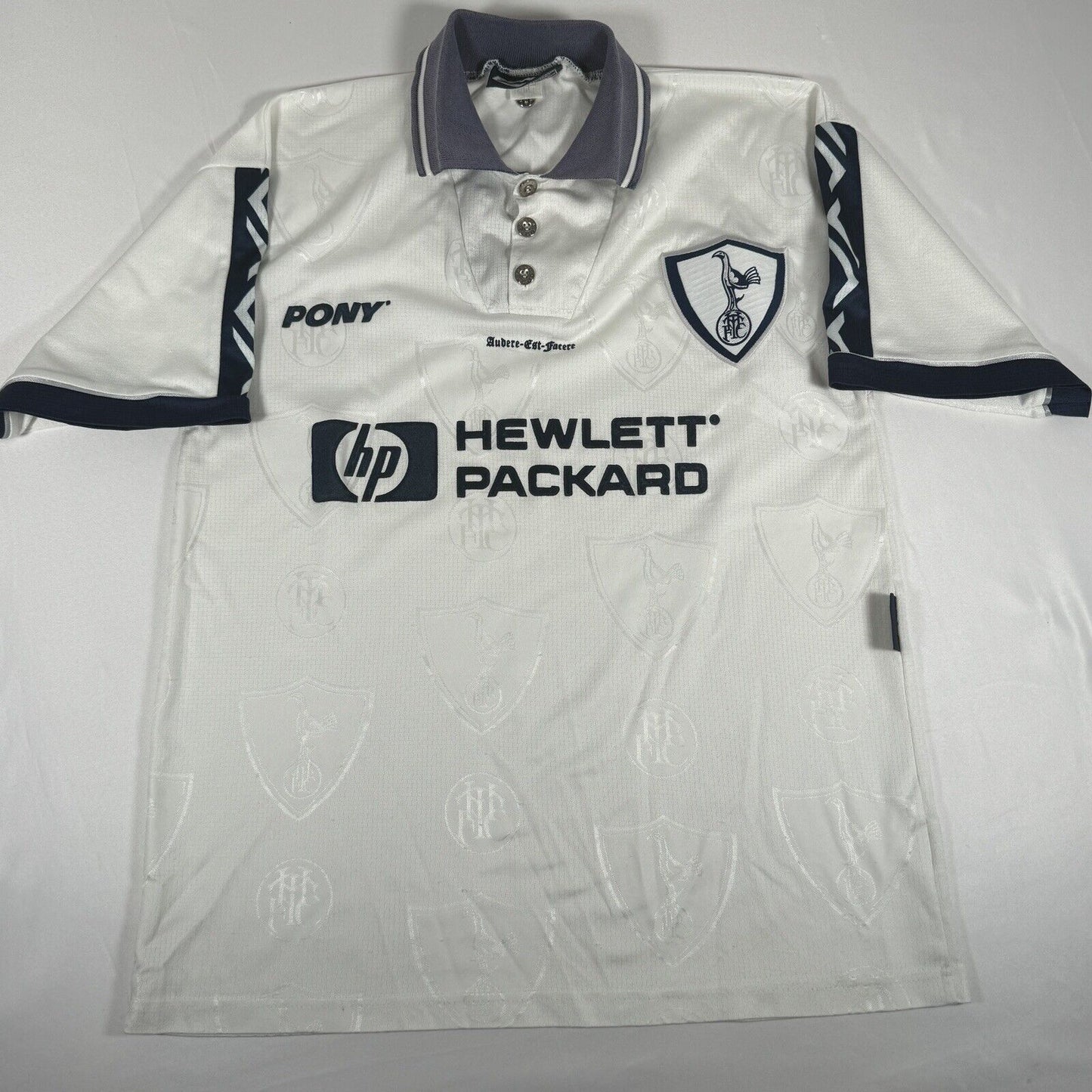 tottenham 1995 1996 1997 home football shirt men s medium2