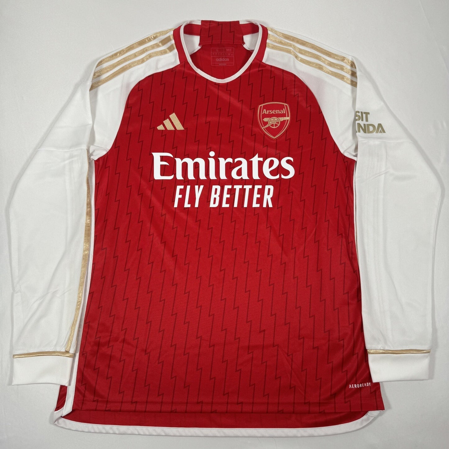 arsenal 2023 2024 home football shirt long sleeve large2