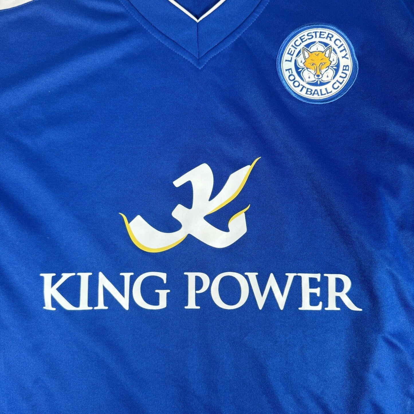 Leicester City 2012/2013 Home Football Shirt Long Sleeve Large - Football Shirt Kingdom