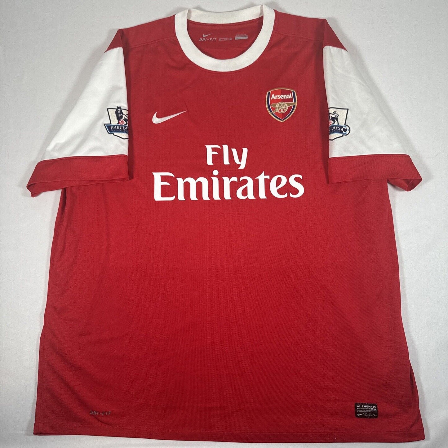 arsenal 2010 2011 home football shirt men s 3xl xxxl2