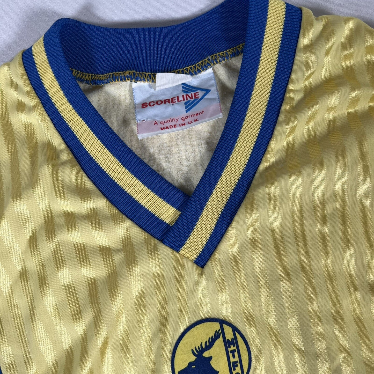 mansfield town 1988 1989 home football shirt small 24