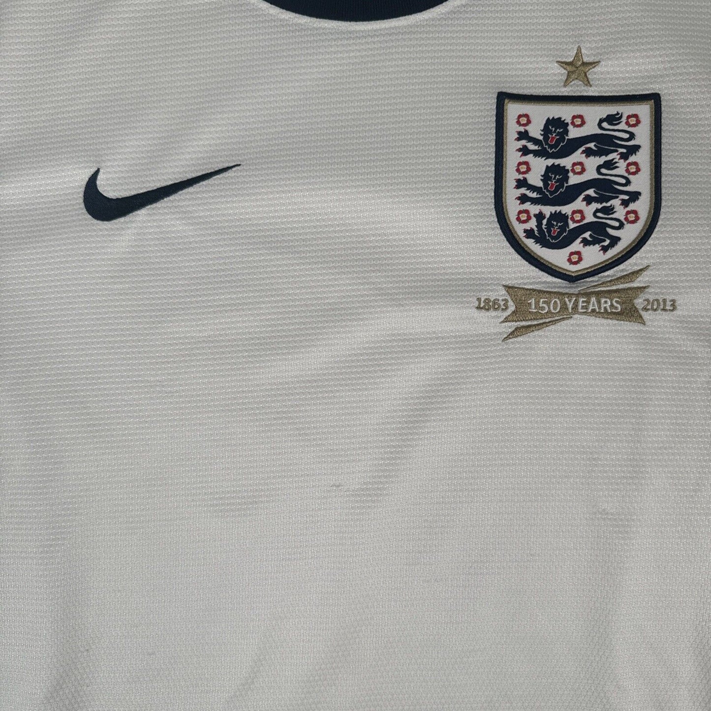 England 2013/2014 130th Anniversary Home Football Shirt Small - Football Shirt Kingdom