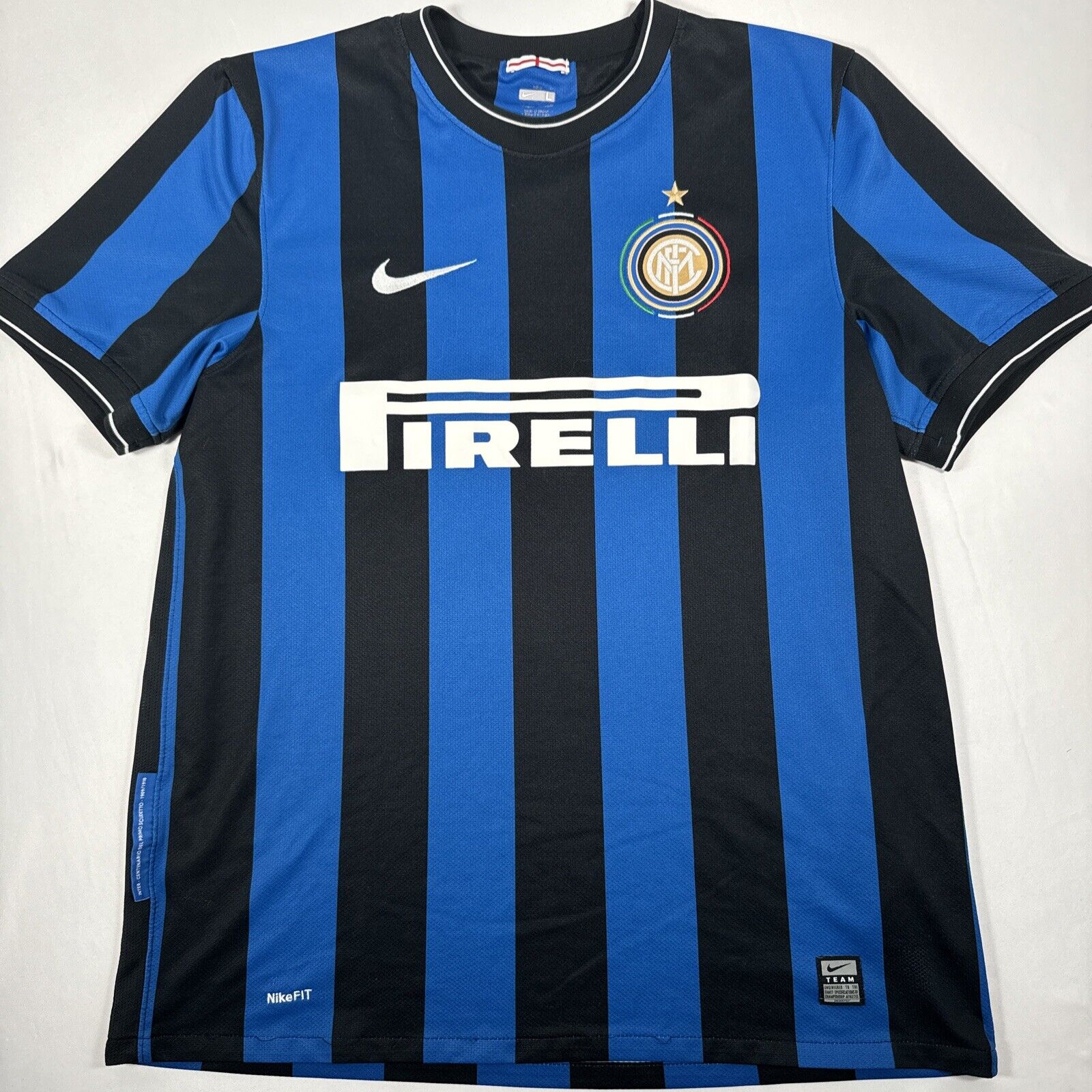 inter milan 2009 2010 home football shirt men s large2