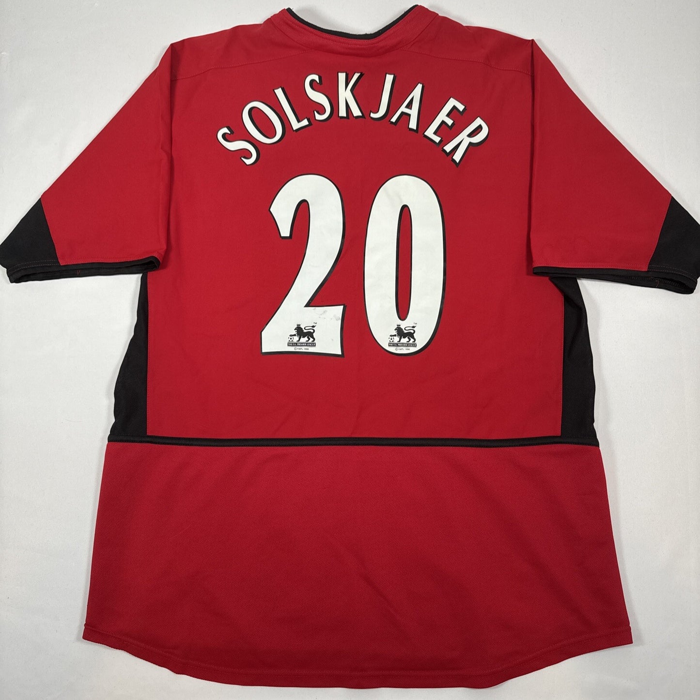 solskjaer 20 manchester united 2002 2003 2004 home football shirt large2