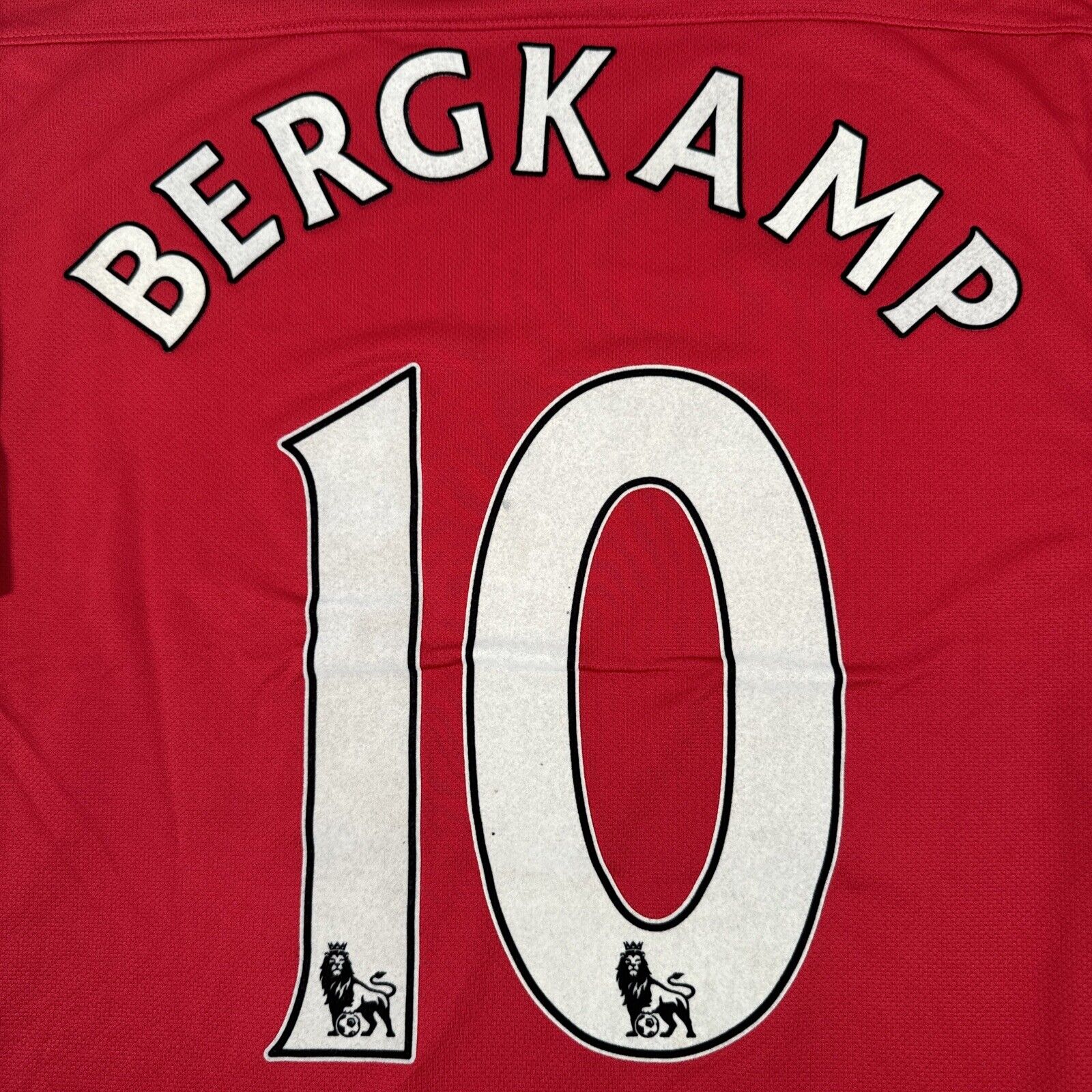 BERGKAMP 10 Arsenal 2011/2012 Home Football Shirt Men’s Large - Football Shirt Kingdom
