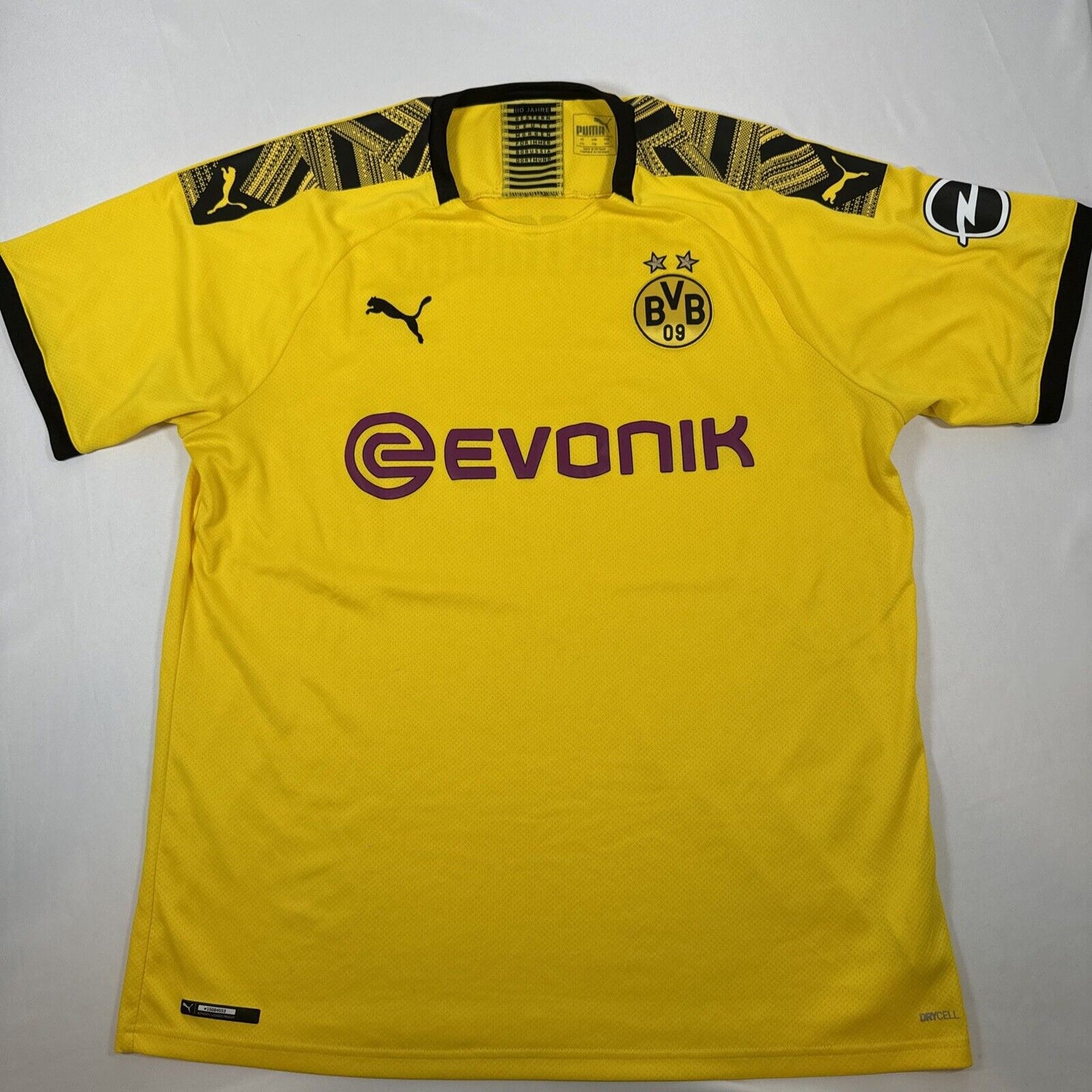 borussia dortmund 2019 2020 home football shirt 2xl xxl 12