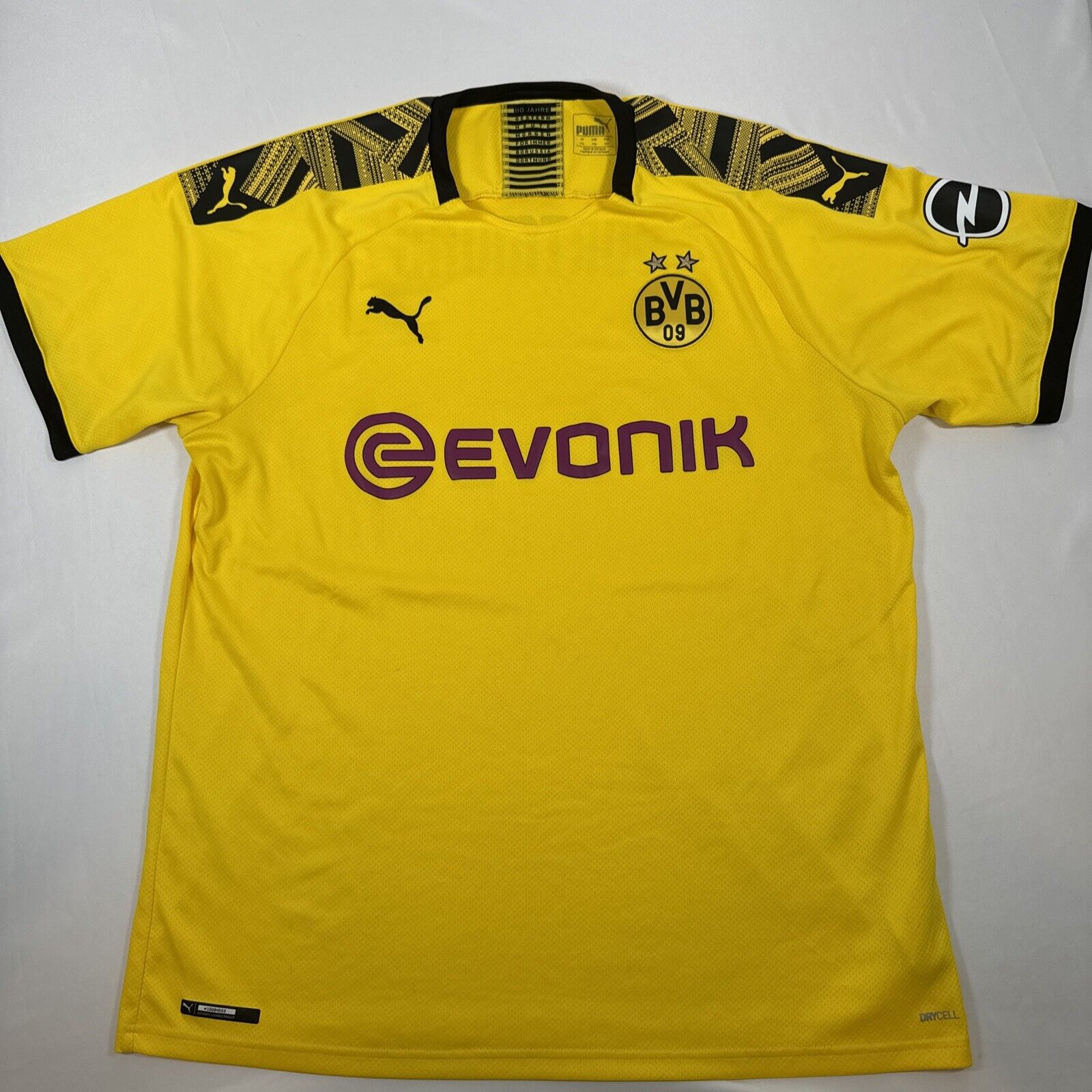 borussia dortmund 2019 2020 home football shirt 2xl xxl 12