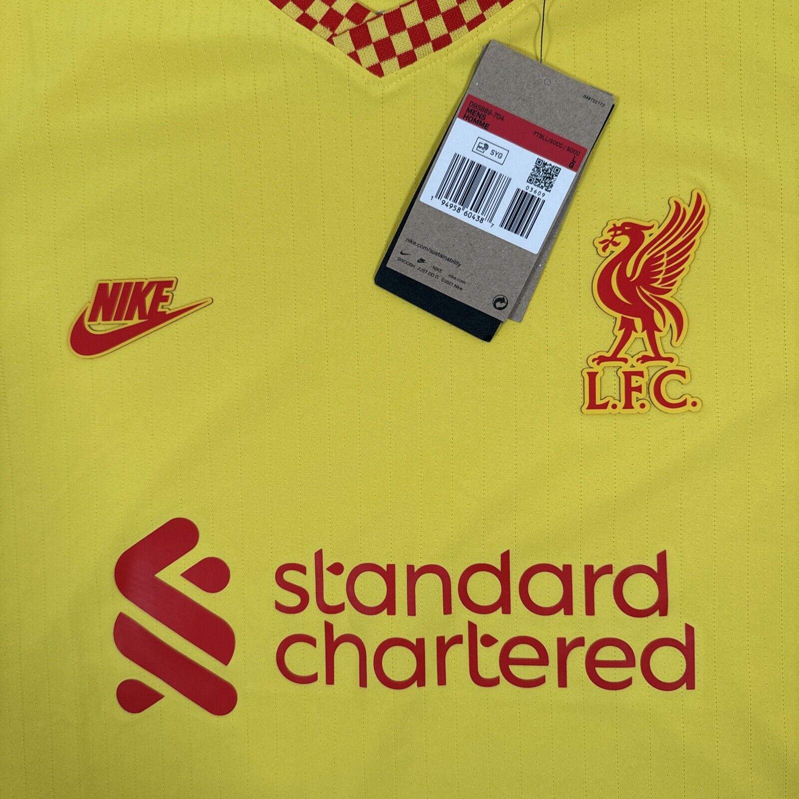 Liverpool 2021/2022 Third Football Shirt DRI-FIT ADV Large BNWT - Football Shirt Kingdom