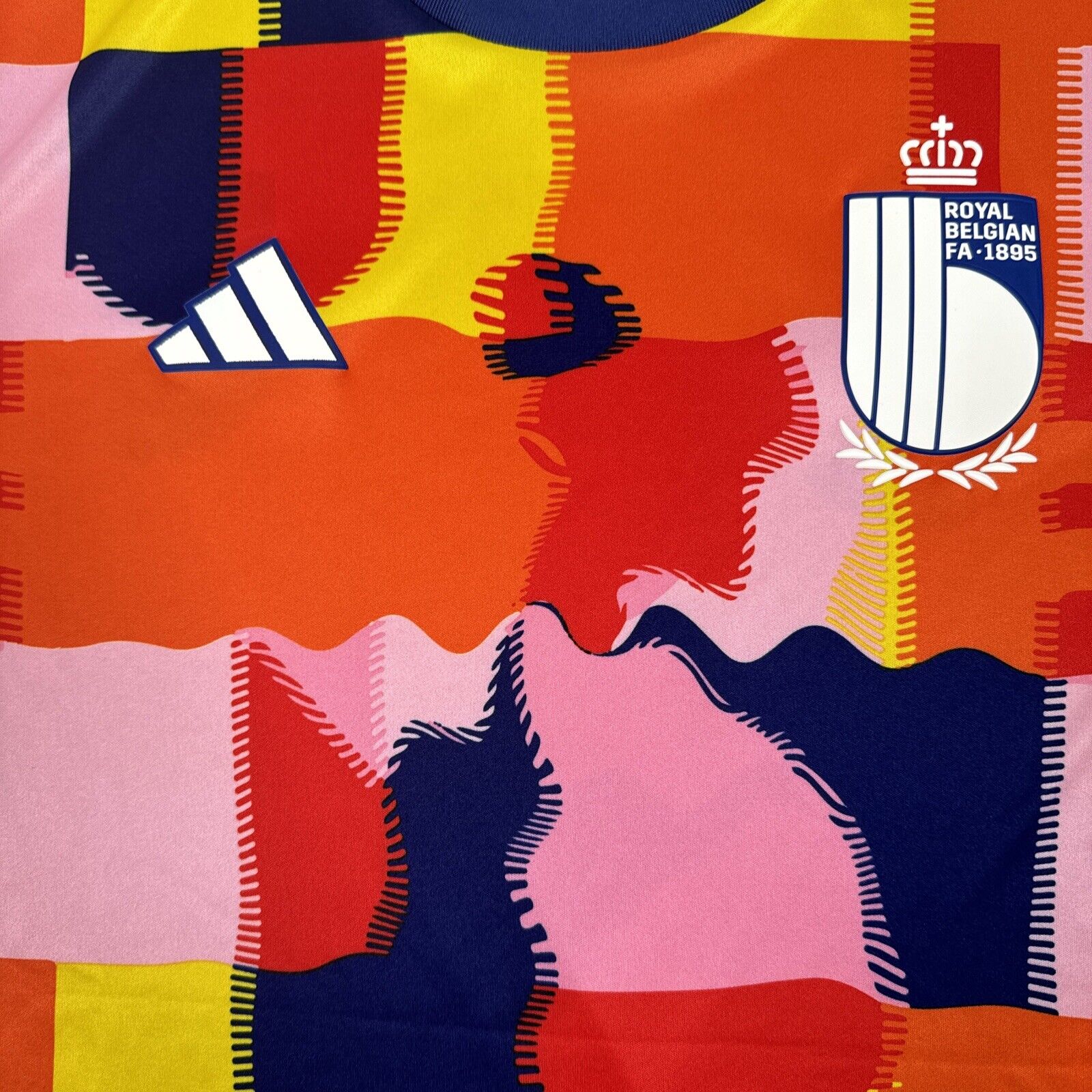 Belgium 2022/2023/2024 Pre Match Training Football Shirt Medium - Football Shirt Kingdom