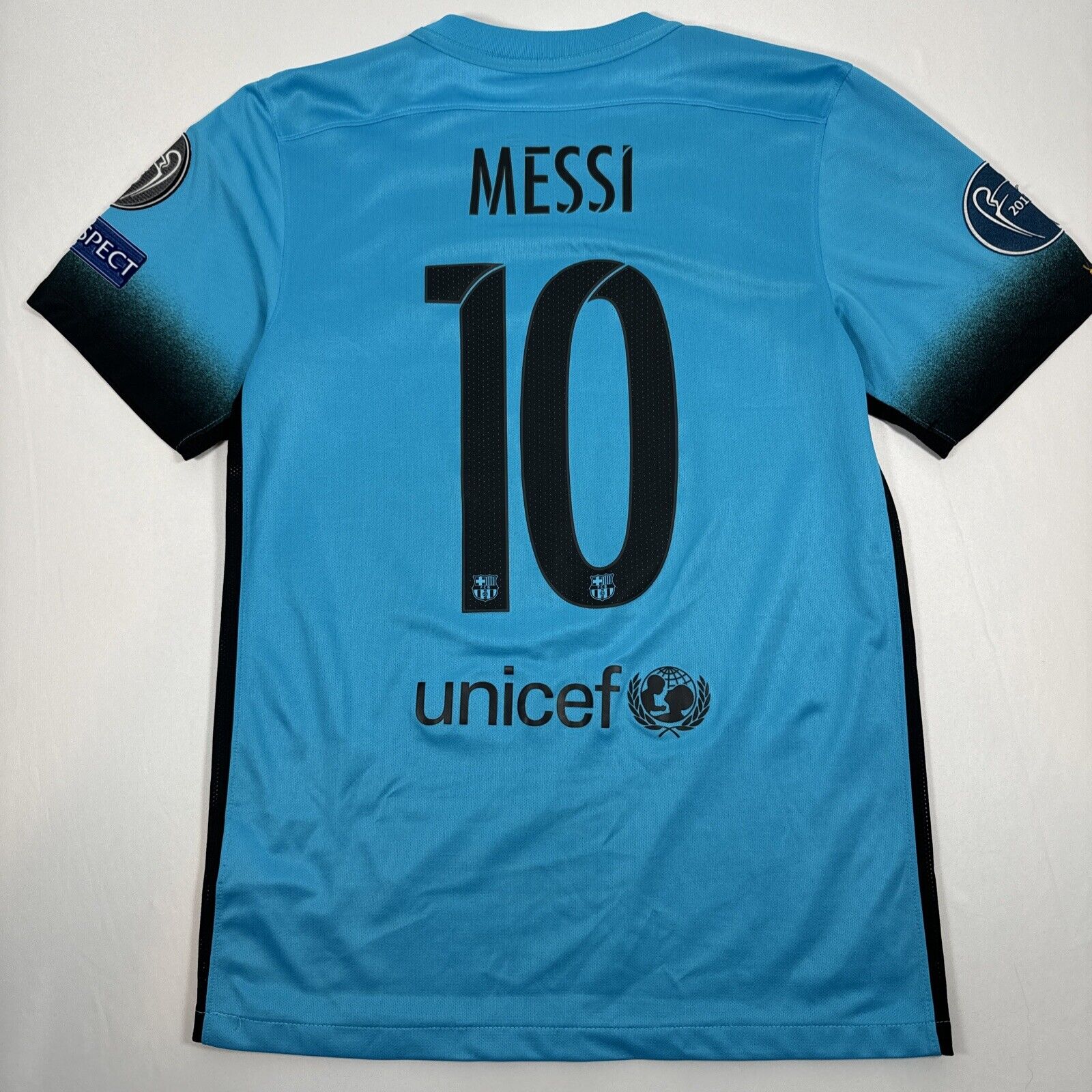messi 10 barcelona 2015 2016 third football shirt men s small2