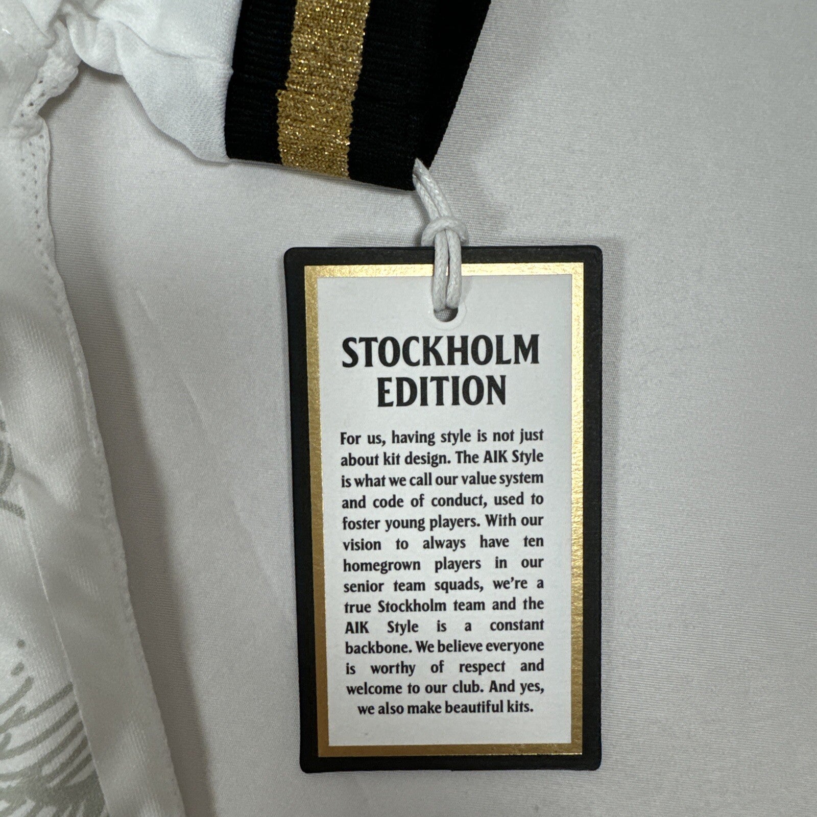 aik stockholm anniversary limitededition football shirt large bnwt11