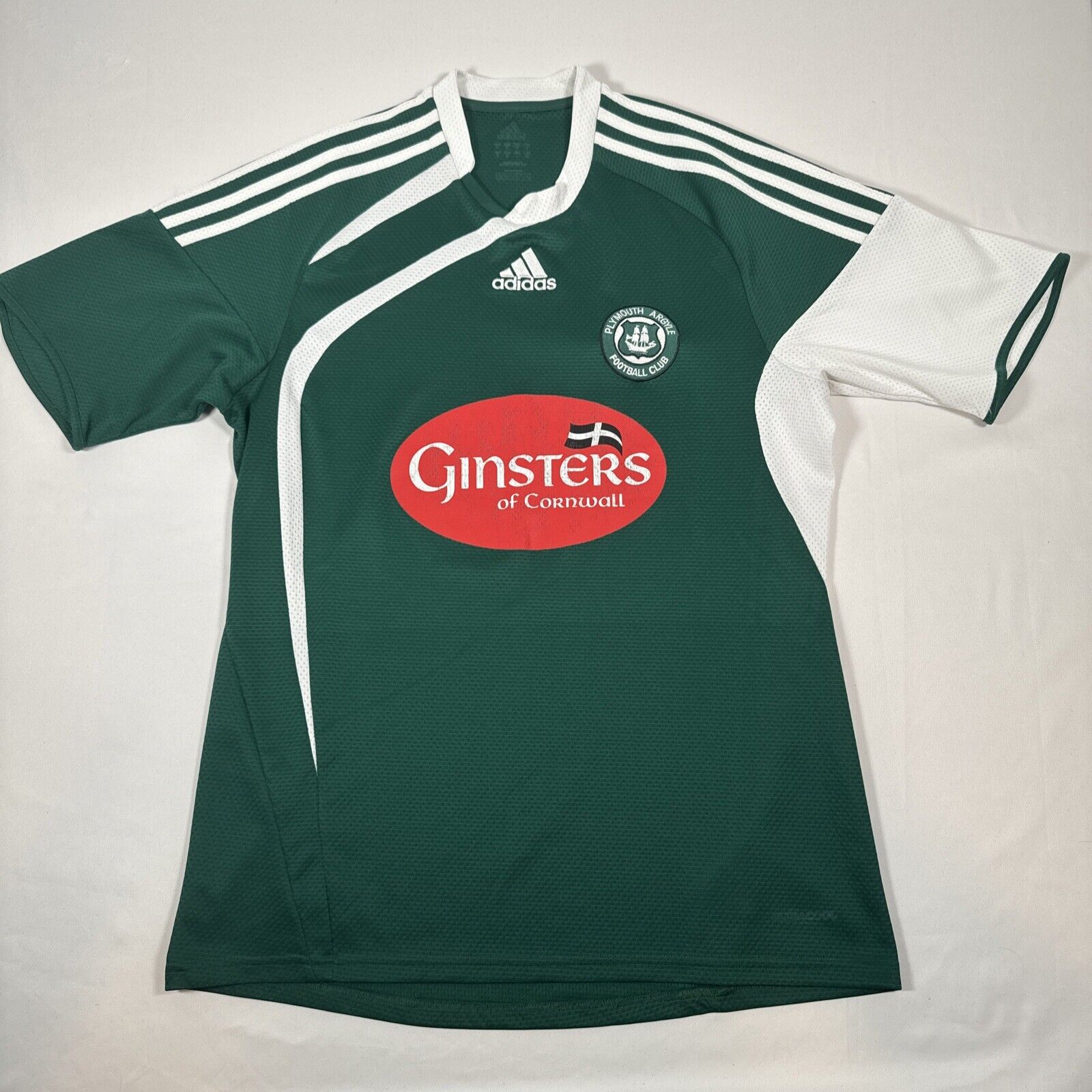 plymouth argyle 2009 2010 home football shirt men s medium2