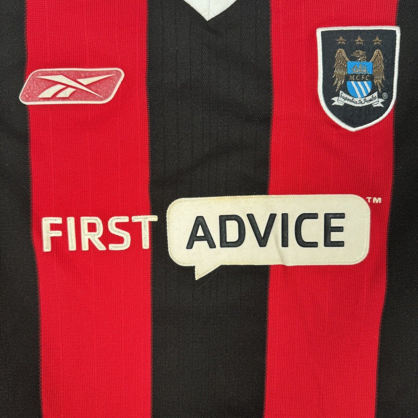 Manchester City 2003/2004 Away Football Shirt Long Sleeve Medium - Football Shirt Kingdom