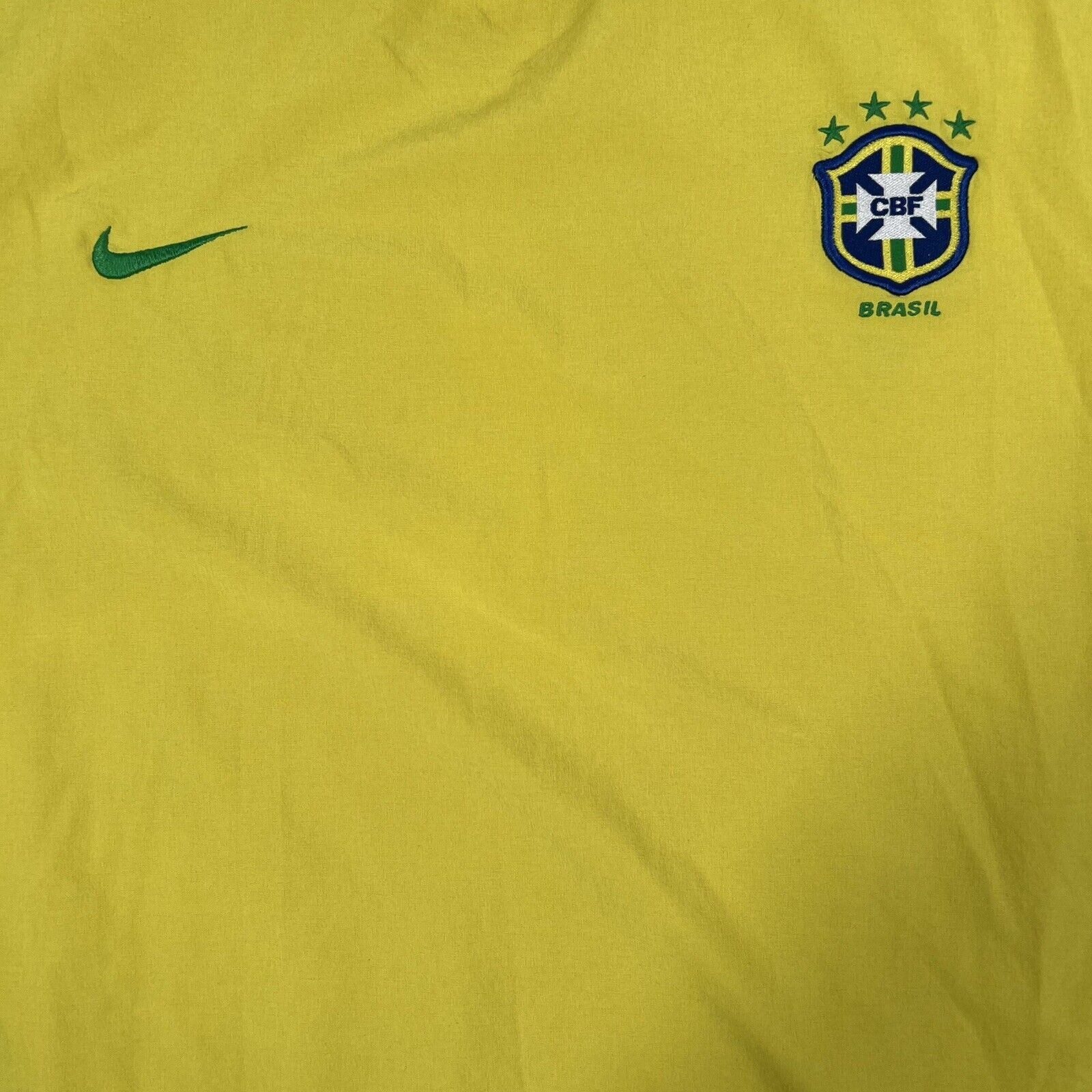 Brazil 2002/2003/2004 Home Football Shirt Dual Layer Long Sleeve XL - Football Shirt Kingdom