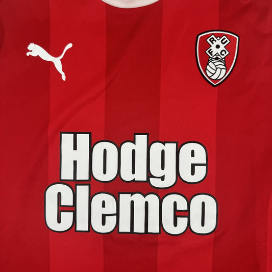 rotherham united 2018 2019 home football shirt xl1