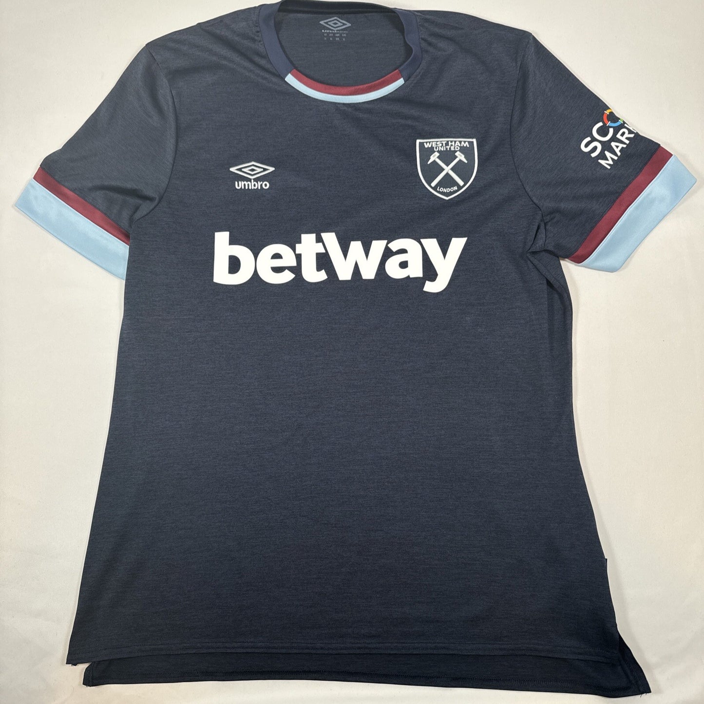 west ham united 2021 2022 third football shirt men s xl2
