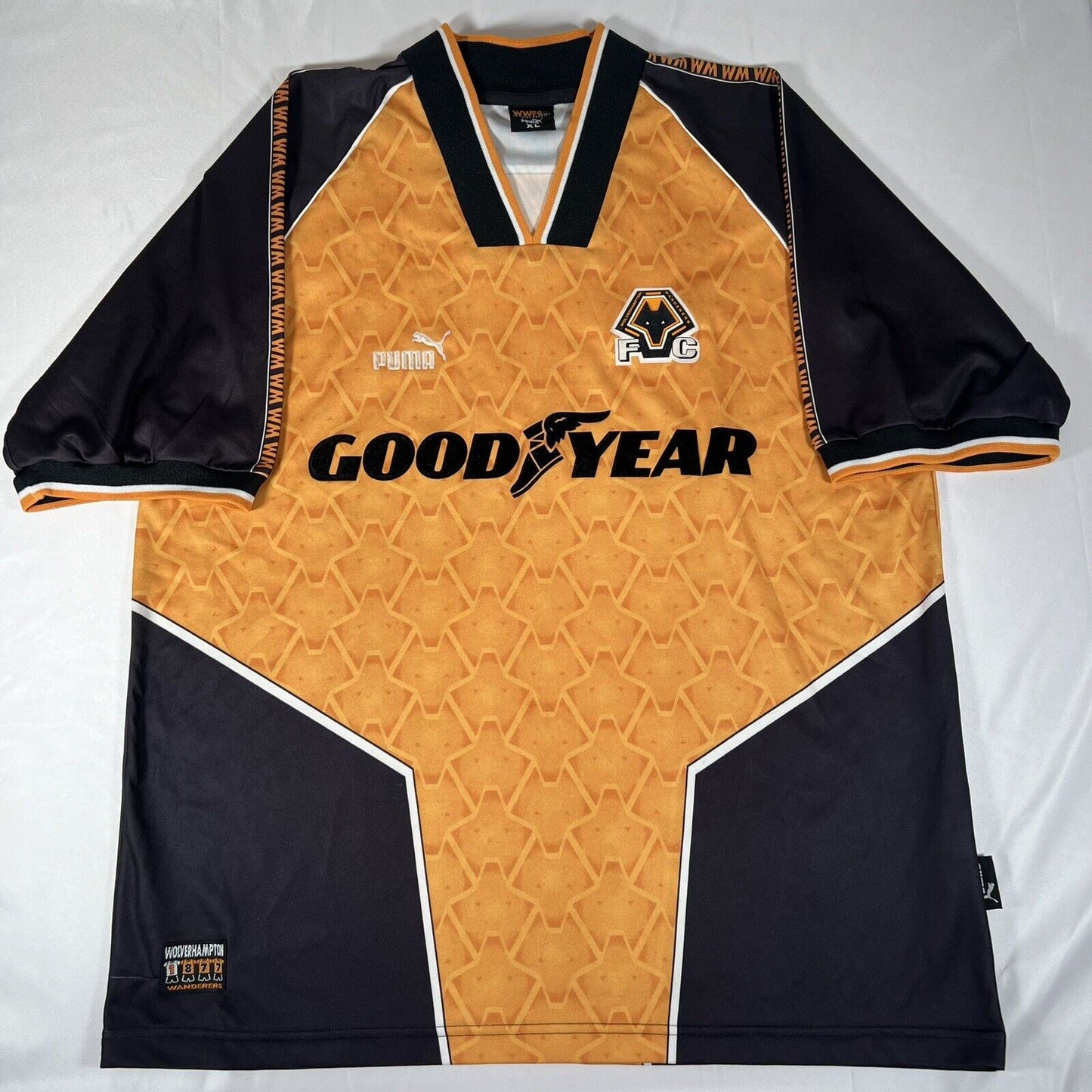wolverhampton wolves 1996 1997 1998 home football shirt xl 12