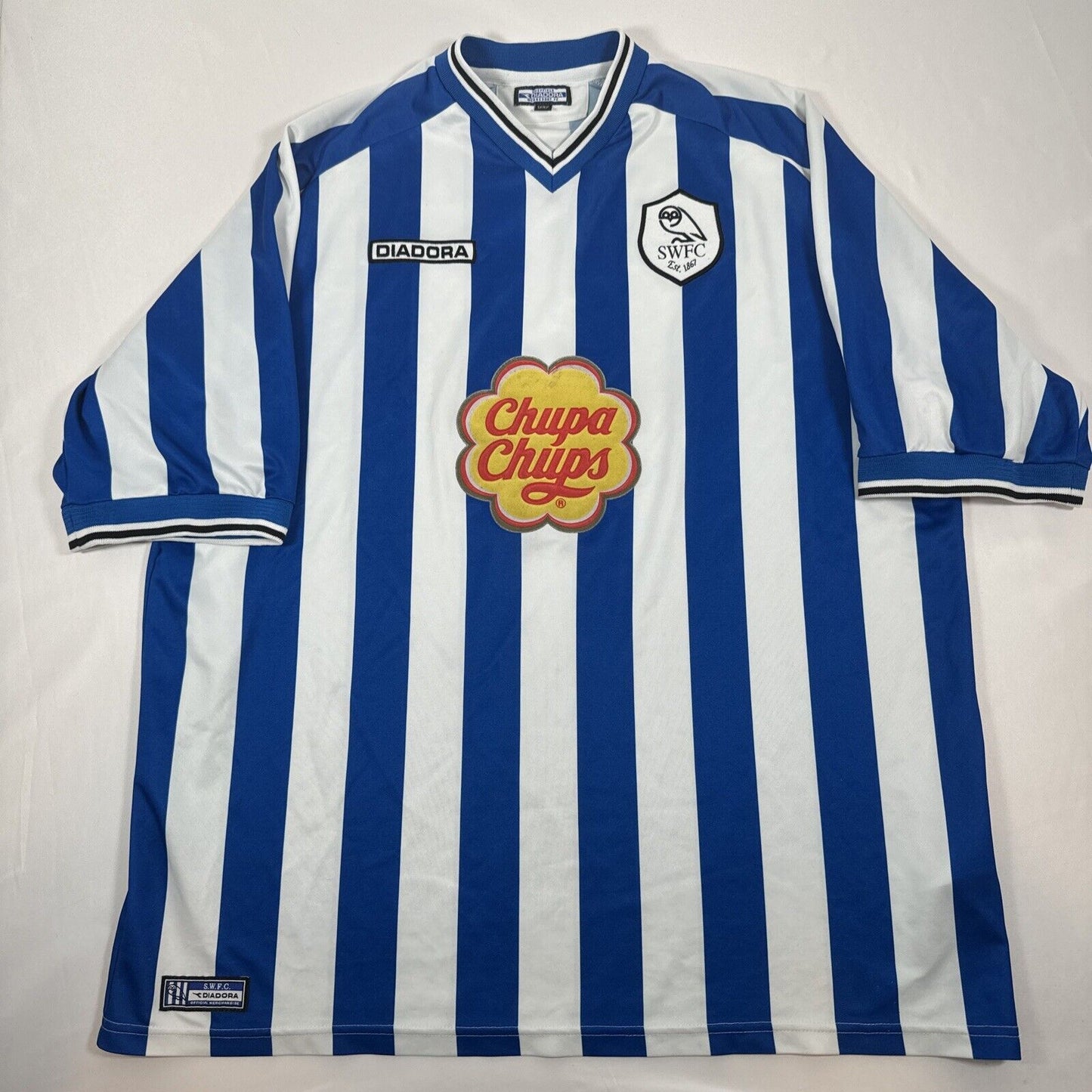 sheffield wednesday 2001 2002 2003 home football shirt 2xl xxl2