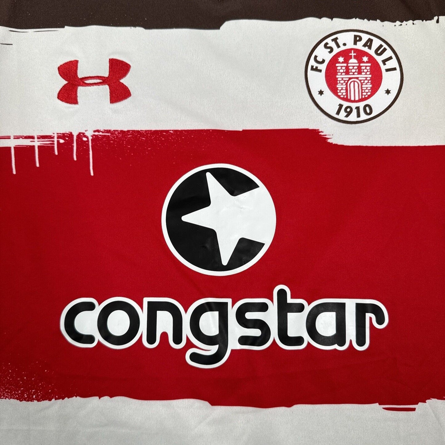 St Pauli 2017/2018 Home Football Shirt Men’s Small - Football Shirt Kingdom