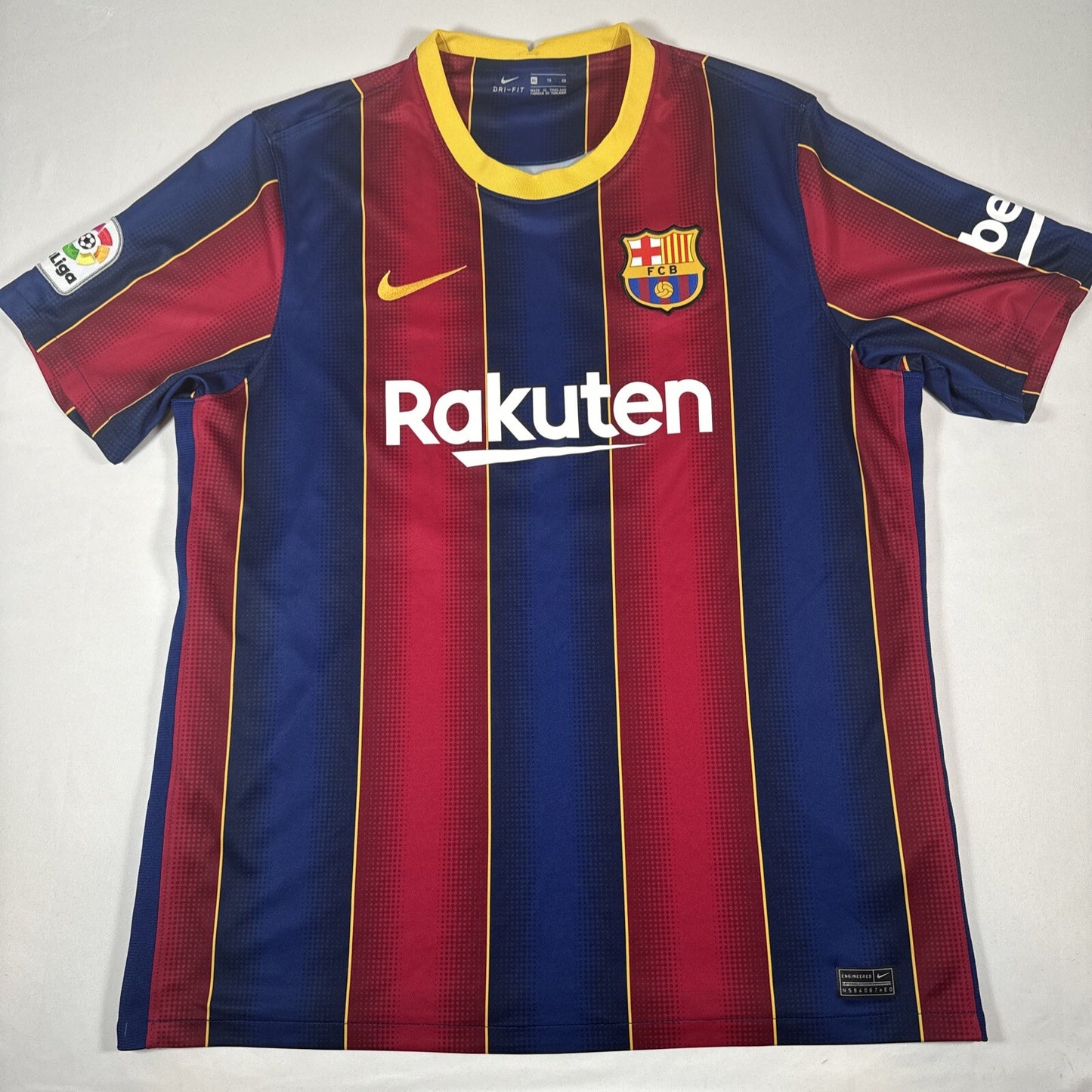 messi 10 barcelona 2020 2021 home football shirt xl4