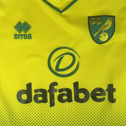 Norwich City 2019/2020 Home Football Shirt  XL