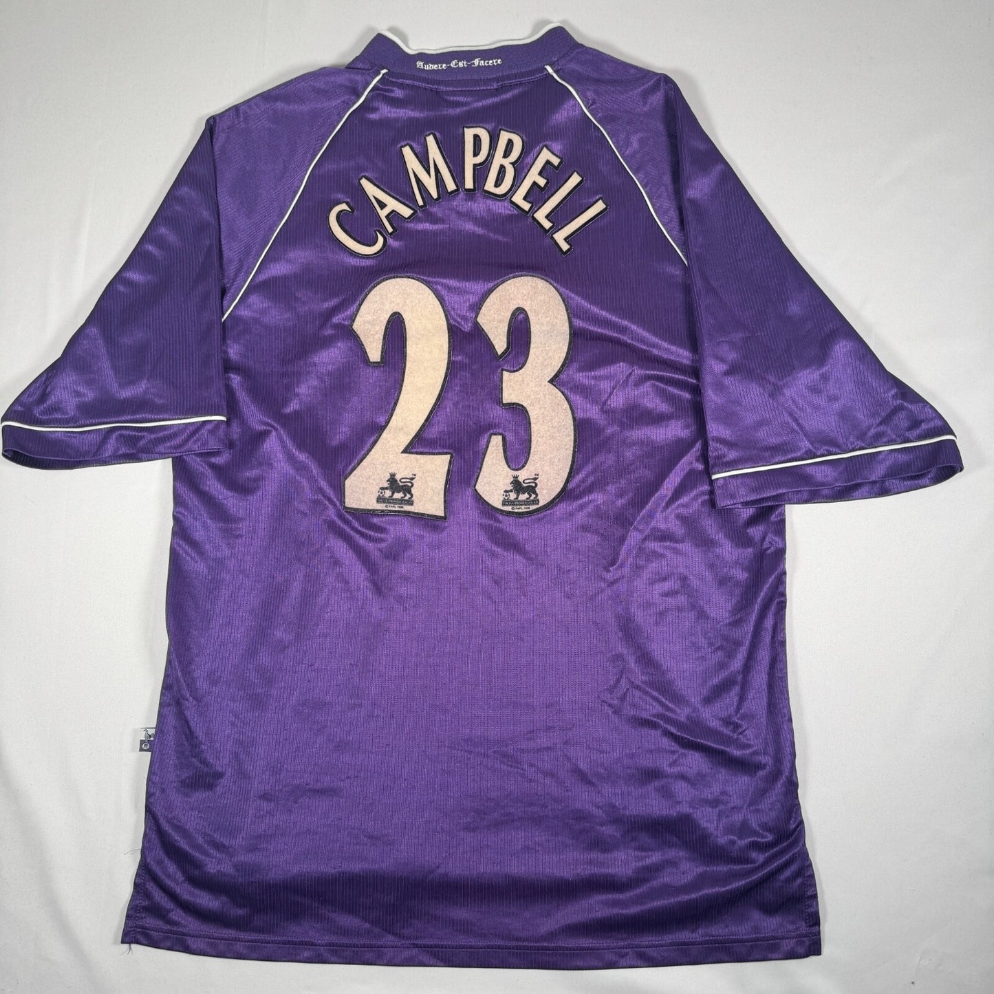 campbell 23 tottenham hotspur 1998 1999 away football shirt large4
