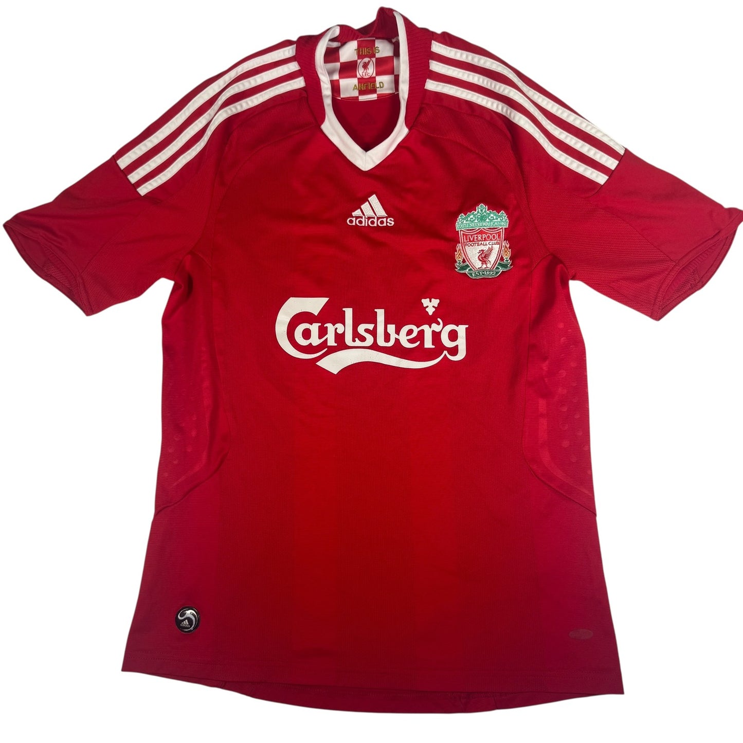 Liverpool 2008/2009/2010 Home Football Shirt Small