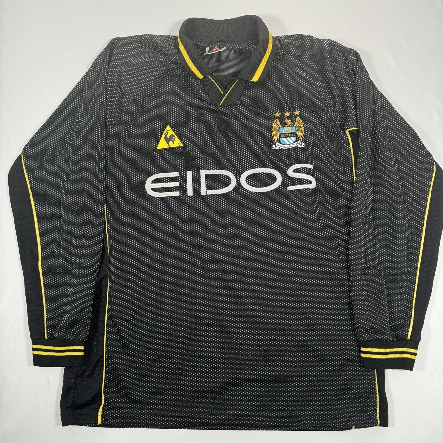 manchester city 1999 2000 goalkeeper football shirt men s large2