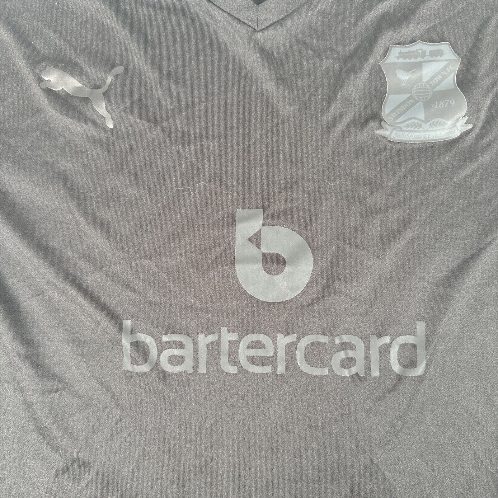 Swindon Town 2021/2022 Third Football Shirt  Blackout XL - Football Shirt Kingdom