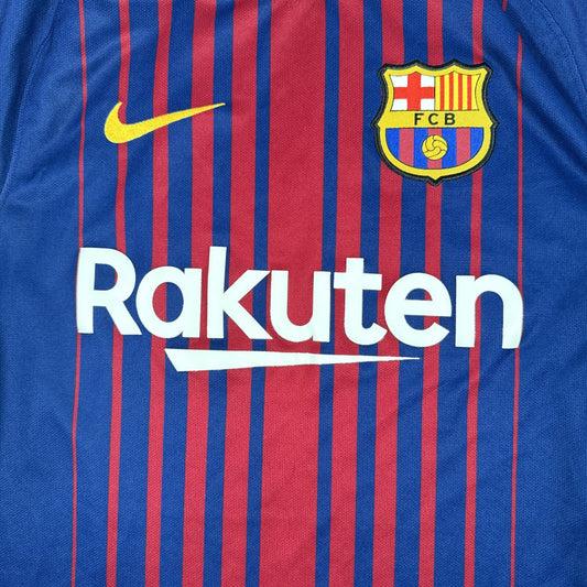 barcelona 2017 2018 home football shirt men s small1