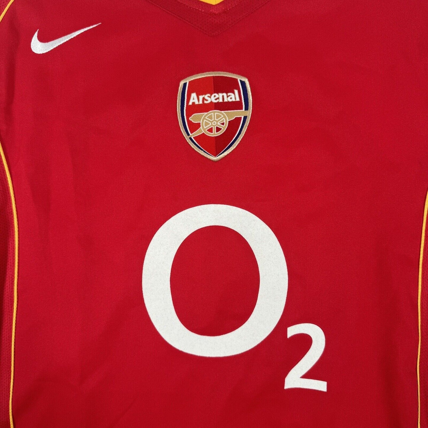 Arsenal 2004/2005 Home Football Shirt Long Sleeve  Large - Football Shirt Kingdom