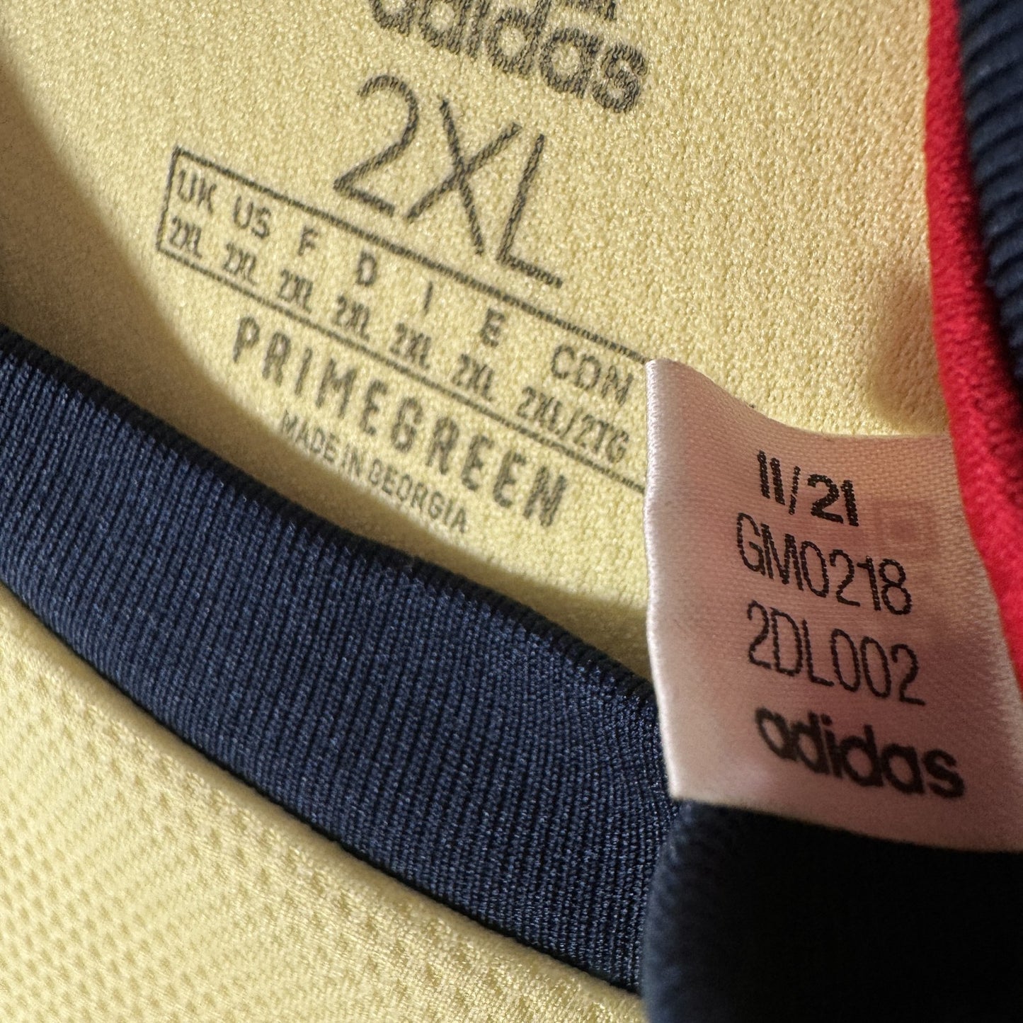 Arsenal 2021/2022 Away Football Shirt XXL 2XL